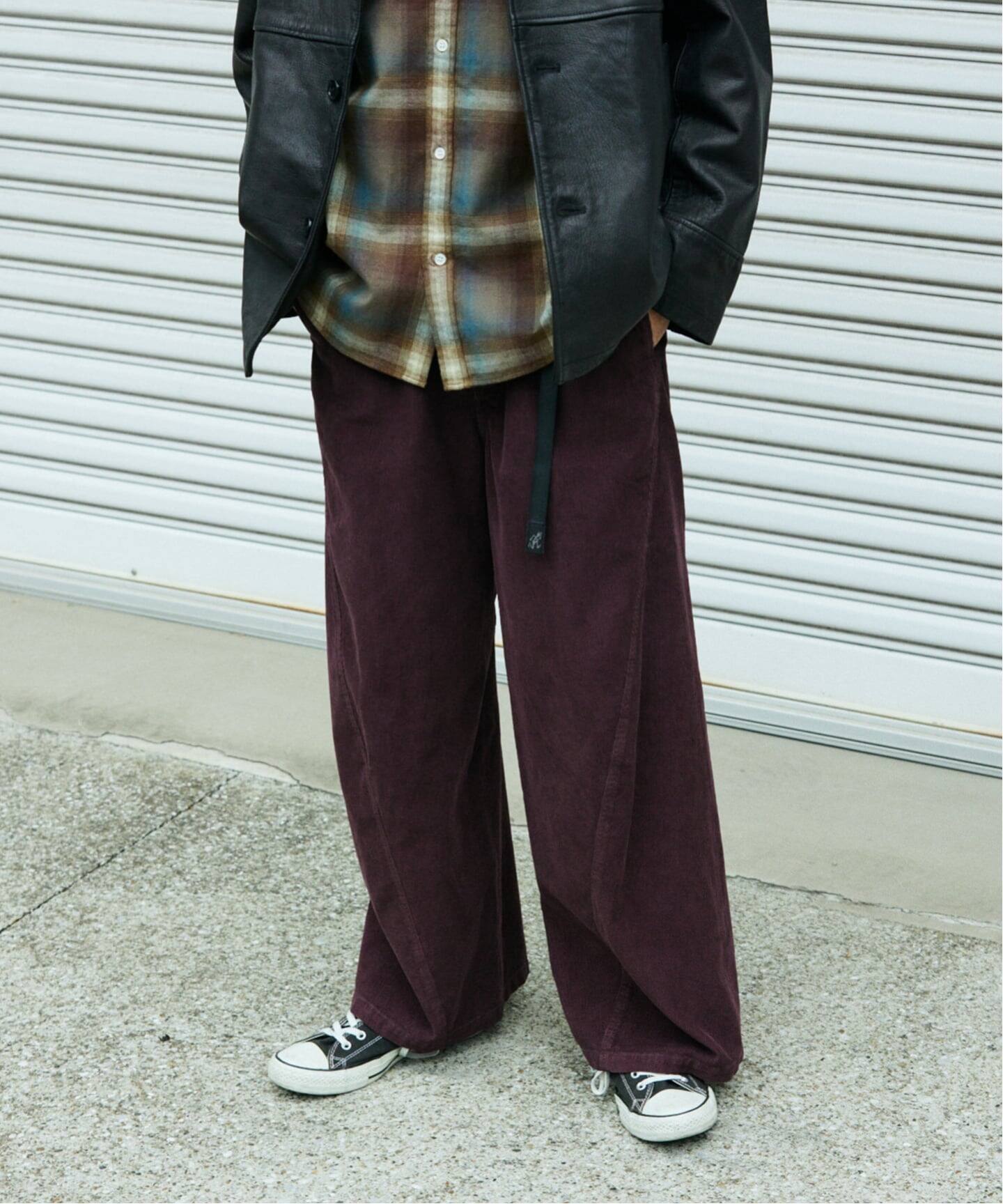 ジャーナルスタンダード×グラミチ　コーデュロイパンツ 黒 L Gramicci / グラミチ 別注 3D コーデュロイ パンツ（その他パンツ