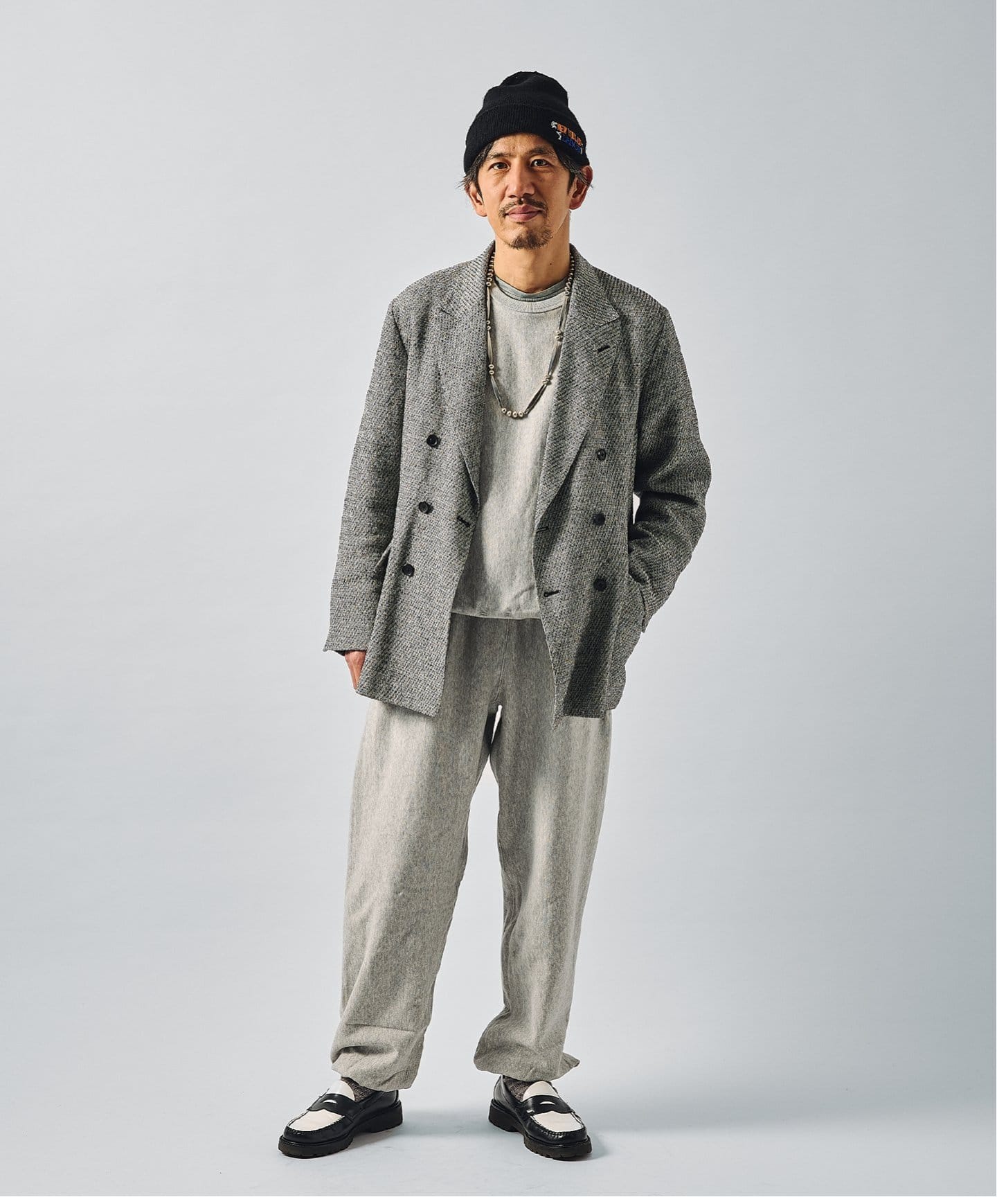 チャンピオン　ツイードスウェット　セットアップ チャンピオンツイードスウェットセットアップ