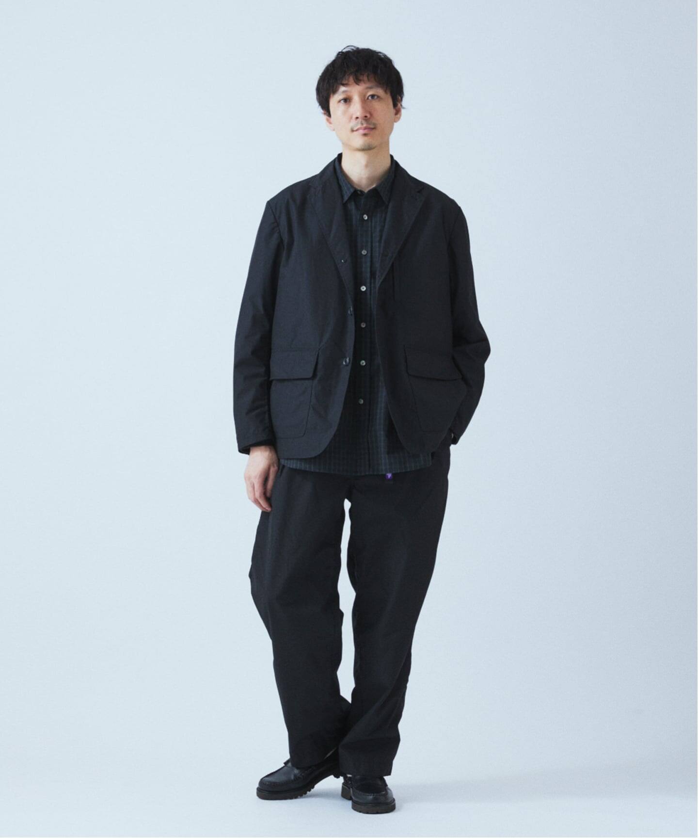 THE NORTH FACE PURPLE LABELワイドテーパードパンツ黒 THE NORTH FACE PURPLE LABEL(パープルレーベル) COOLMAX Chino Wide