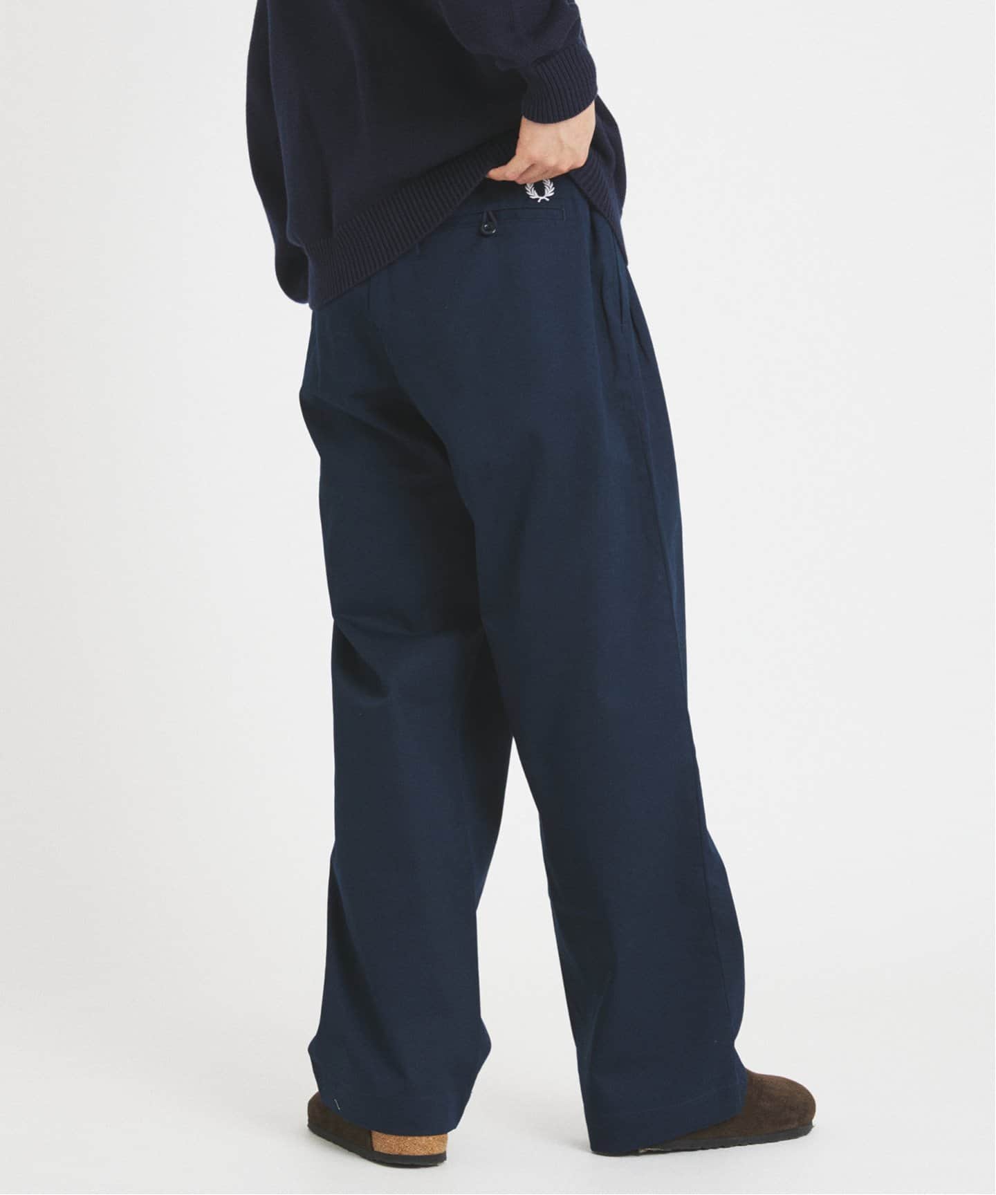 Fred Perry ネイビー ナイロンパンツ FREDPERRY フレッドペリー BEAMS ビームス ナイロン トラック