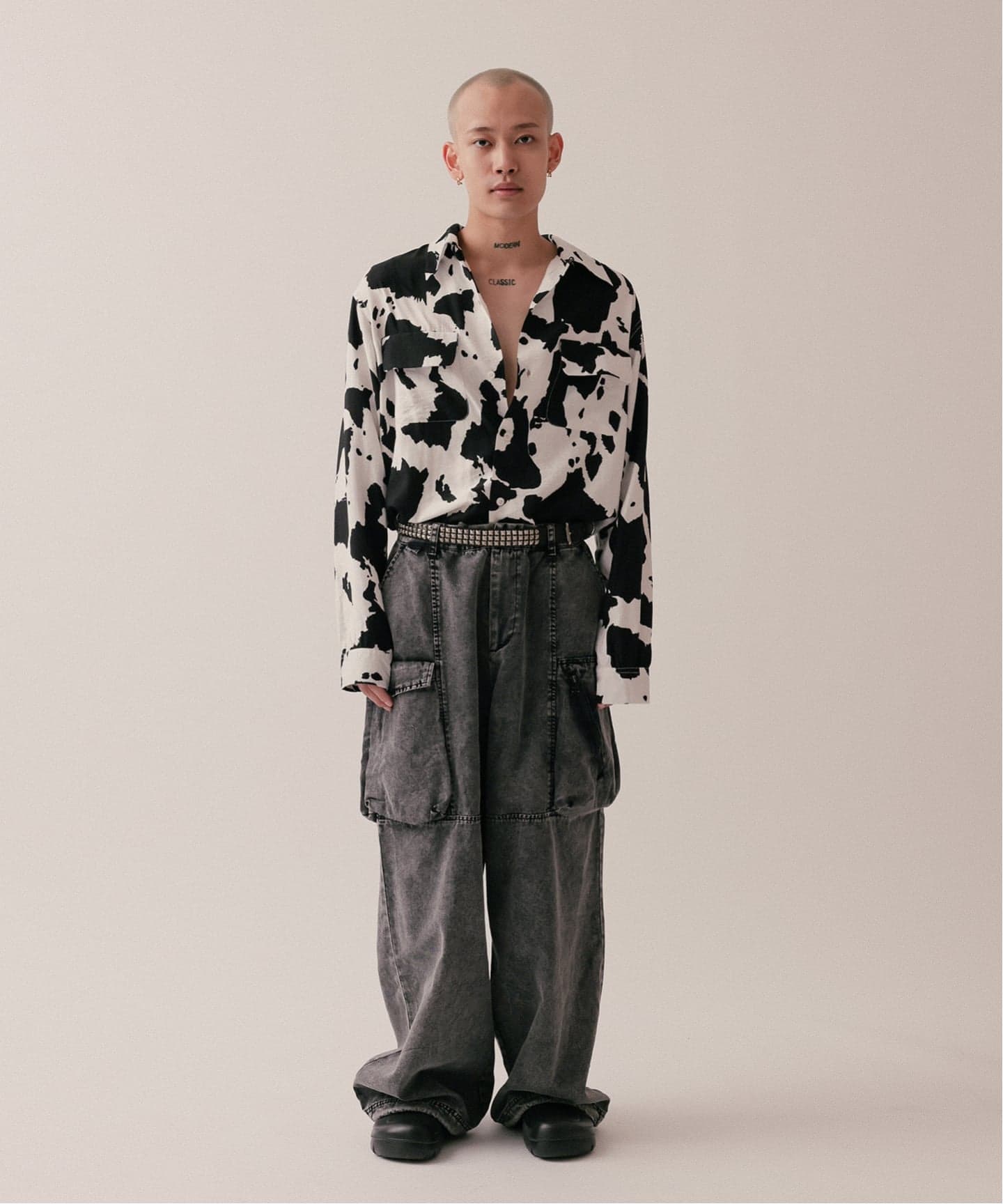 NULL TOKYO / ヌル トウキョウ 別注 バギー キャンバス 加工