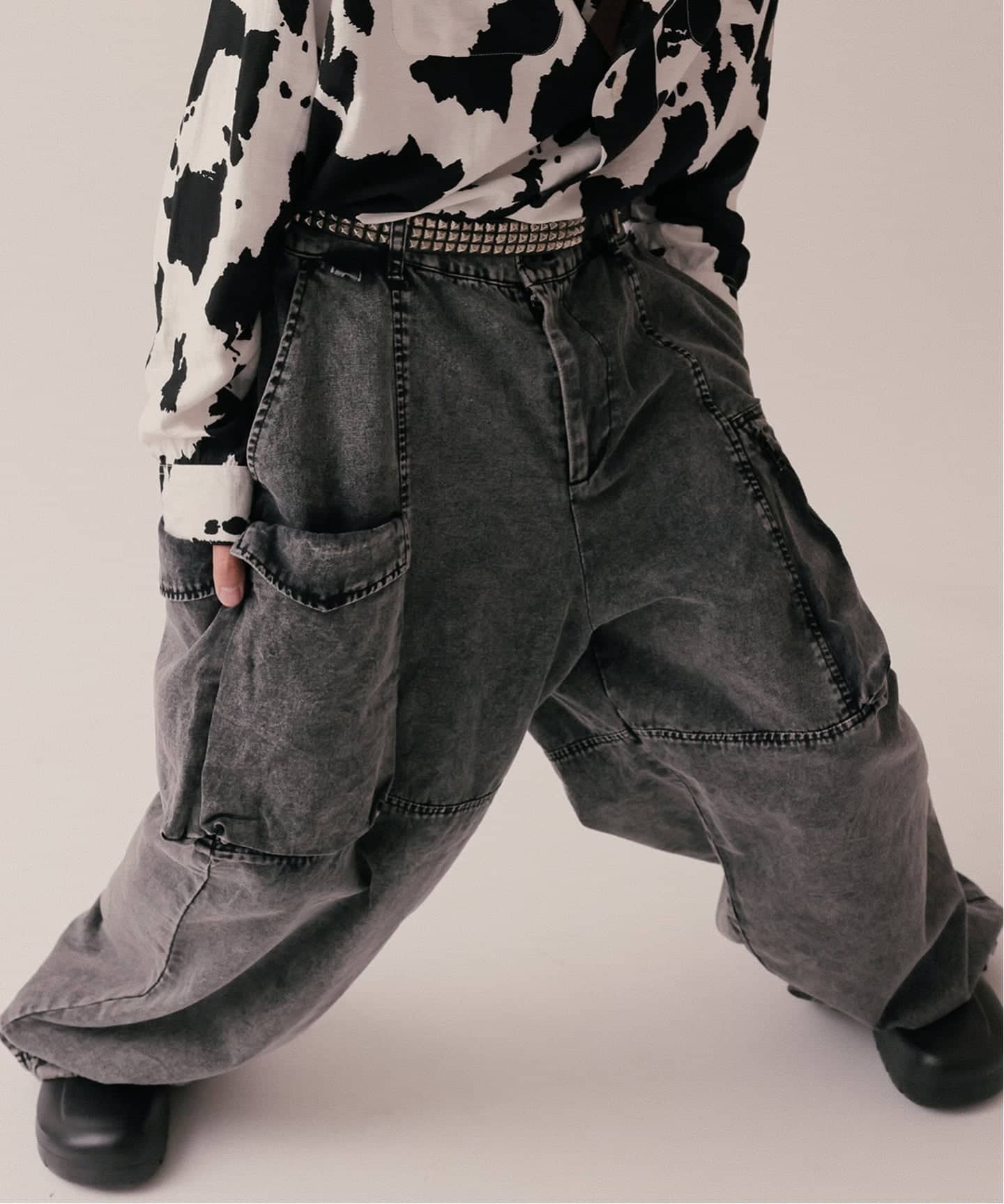 null ジャーナルスタンダード　ダークグレー カーゴパンツ Mサイズ ジャーナルスタンダード JOURNAL STANDARD 《予約》NULL TOKYO