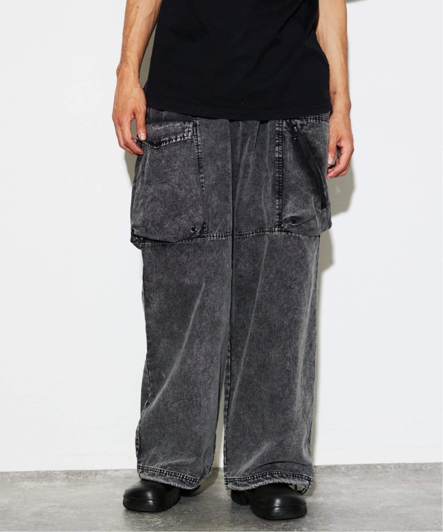 NULL TOKYO / ヌル トウキョウ 別注 バギー キャンバス 加工