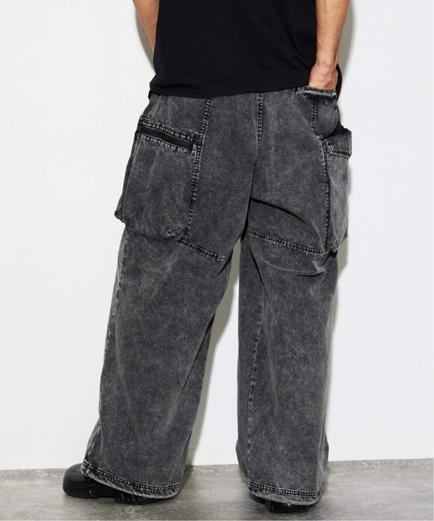 null ジャーナルスタンダード　ダークグレー カーゴパンツ Mサイズ セール】【NULL TOKYO ×JOURNAL STANDARD】 別注カーゴパンツ