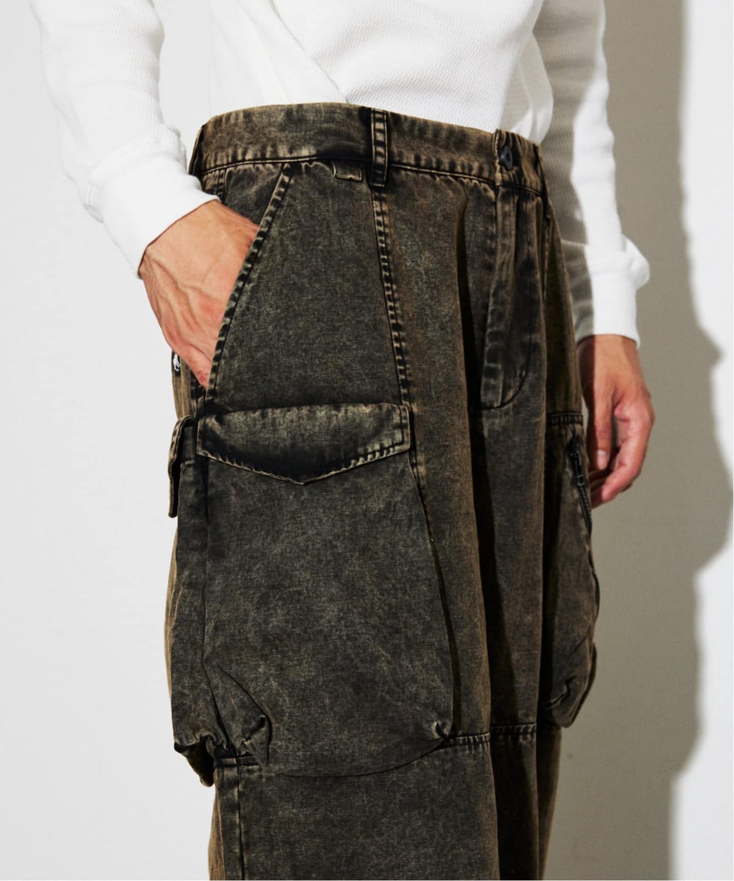 null ジャーナルスタンダード　ダークグレー カーゴパンツ Mサイズ ジャーナルスタンダード JOURNAL STANDARD 《予約》NULL TOKYO