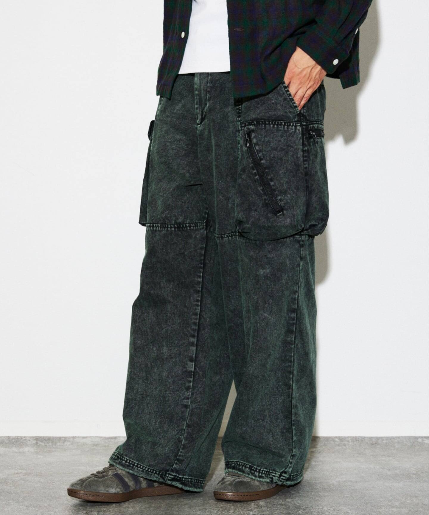 NULL TOKYO / ヌル トウキョウ 別注 バギー キャンバス 加工