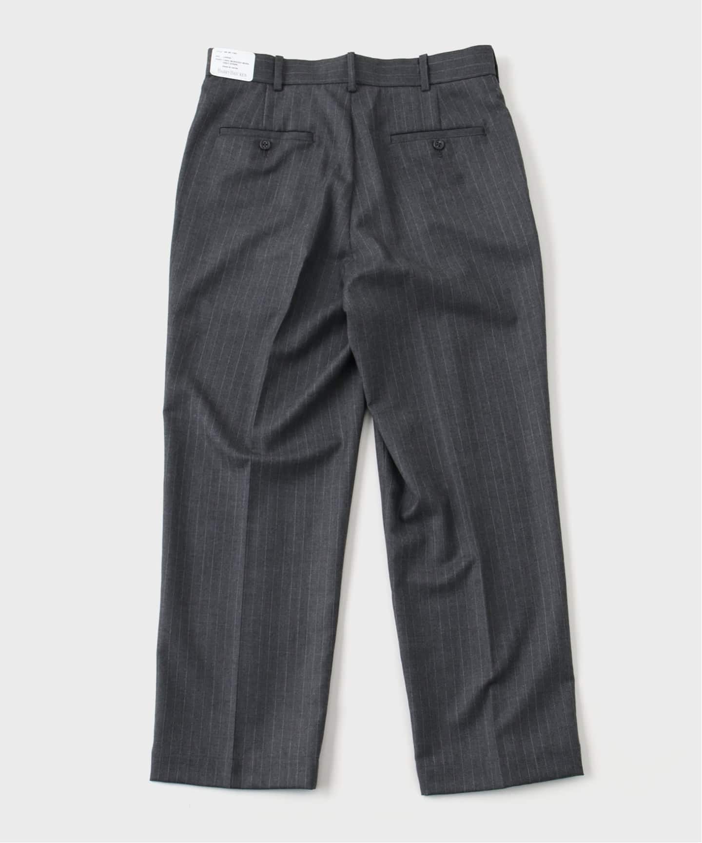 BARRY BRICKEN / バリーブリッケン SUPER100'S STRIPE PANTS