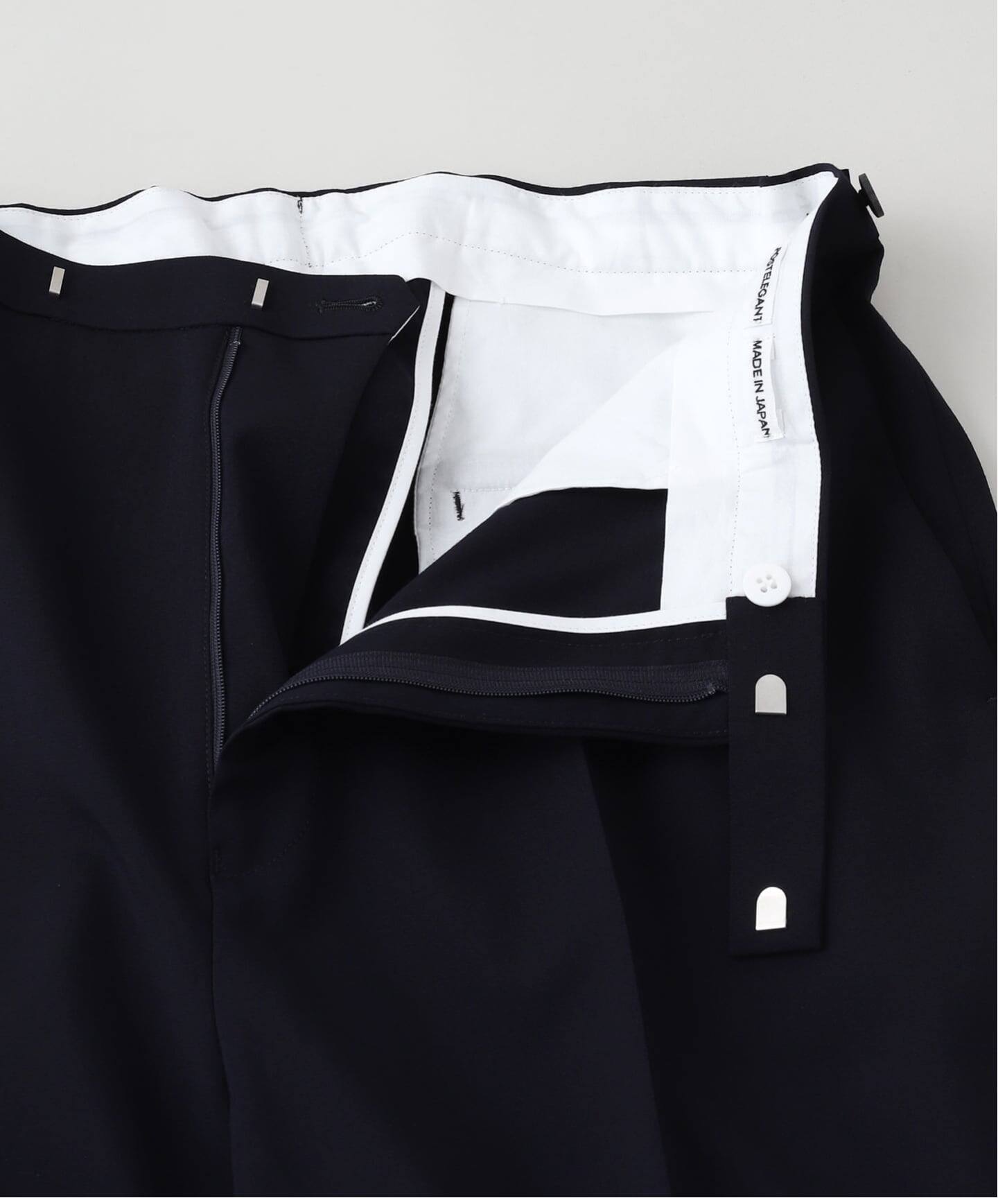 POSTELEGANT / ポステレガント wool waist adjust trousers