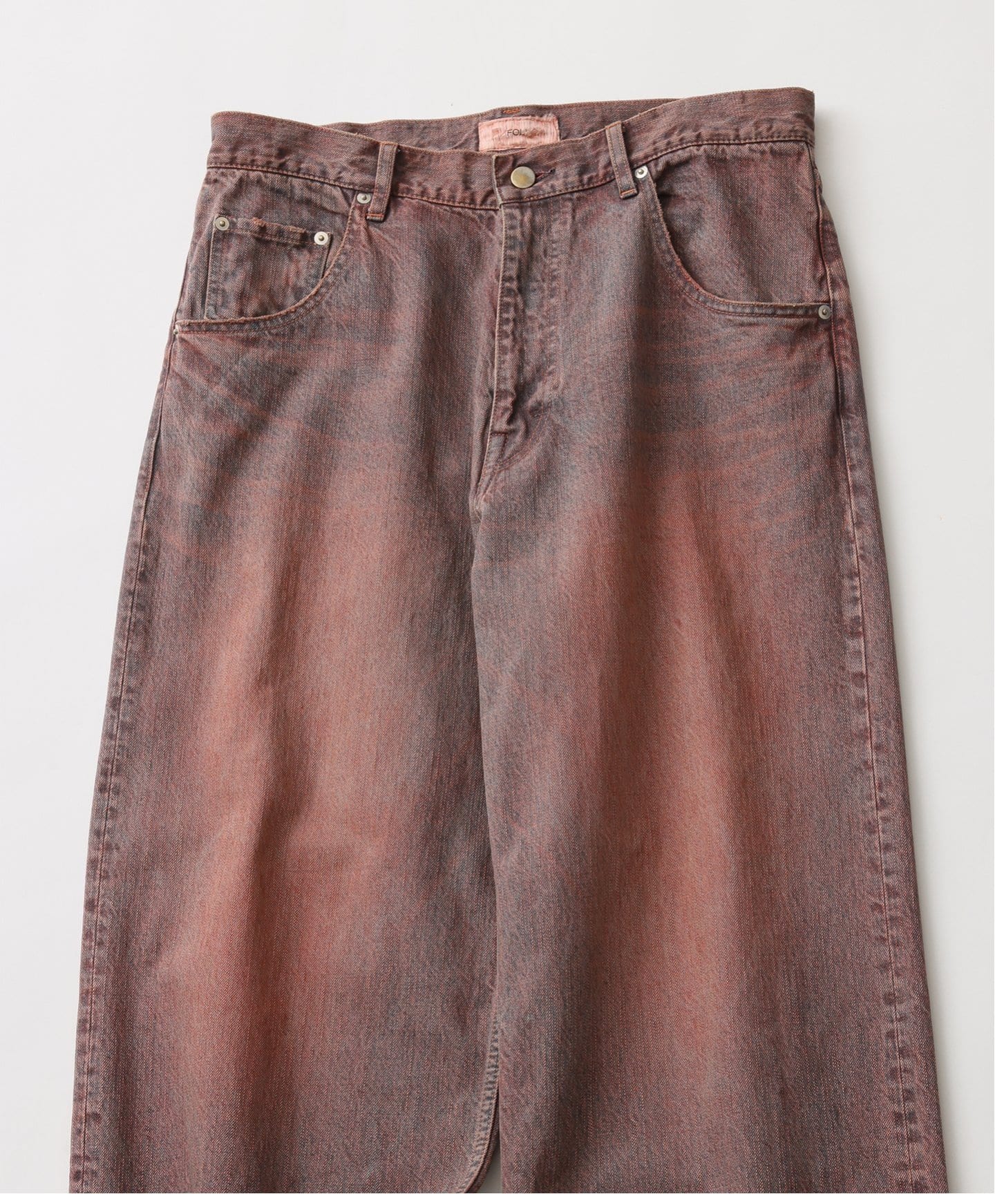 FOLL / フォル】natural dye wardrobe jeans（ジャージ／トラック