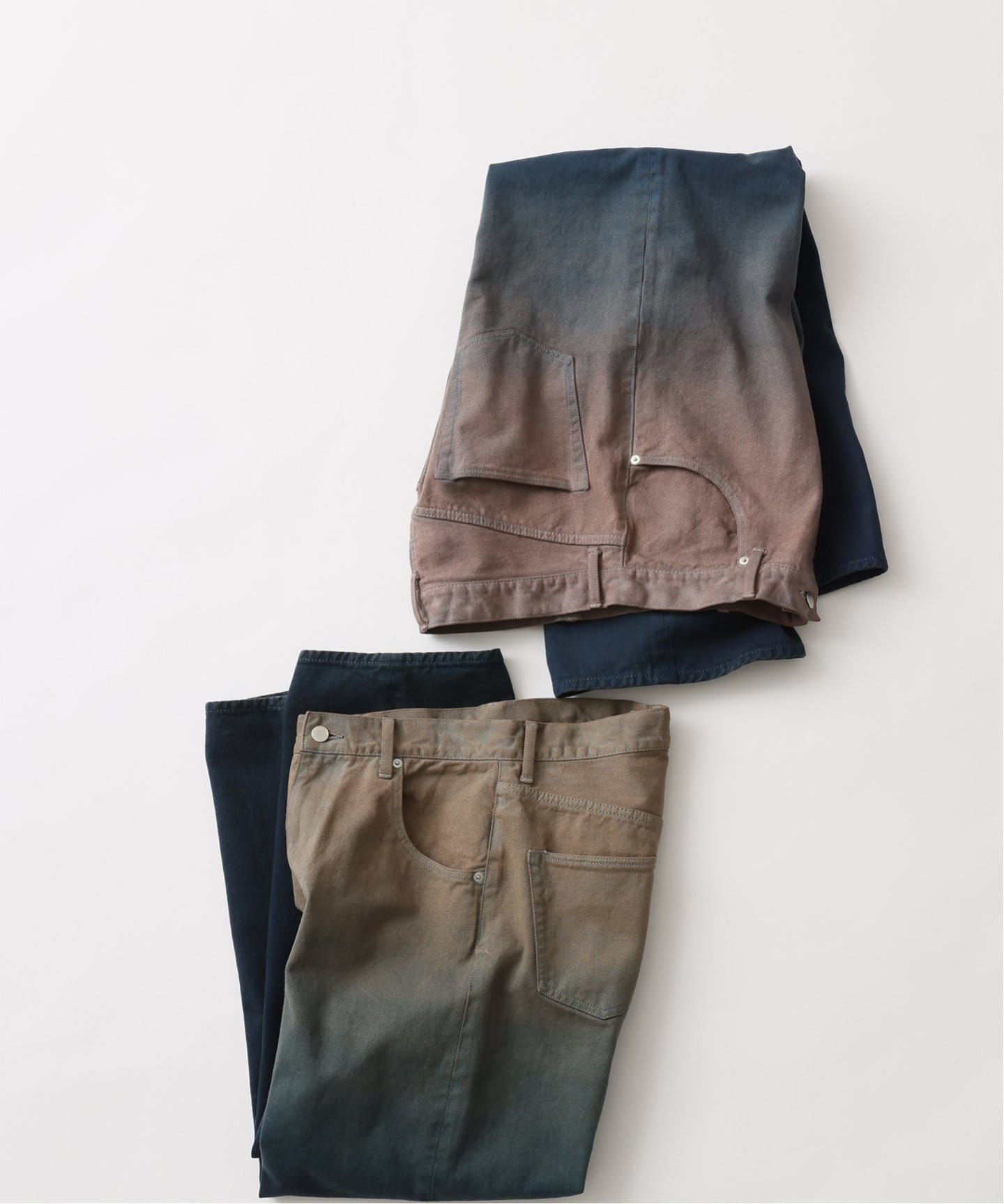 FOLL/フォル】indigo layer dye wardrobe jeans（デニムパンツ
