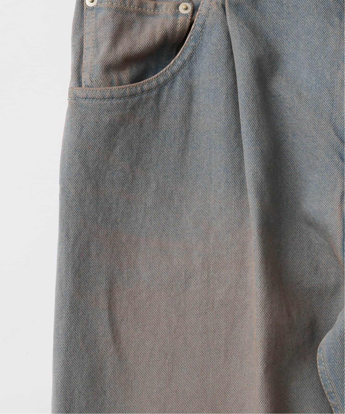 FOLL/フォル】natural dye baggy jeans（デニムパンツ・ジーンズ