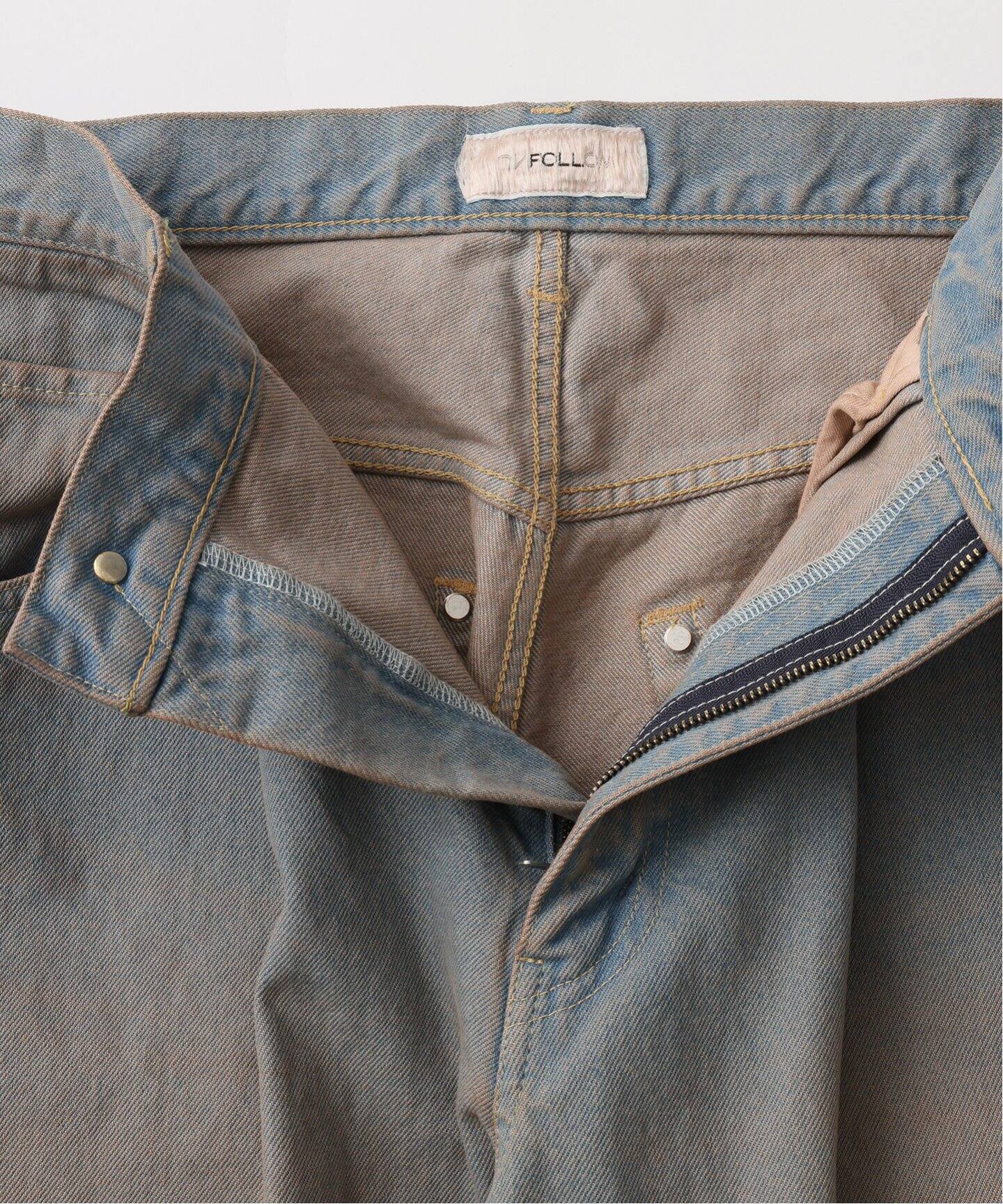 25AW JOURNAL STANDARD 【FOLL / フォル】デニム FOLL / フォル】natural dye wardrobe jeans（デニムパンツ・ジーンズ