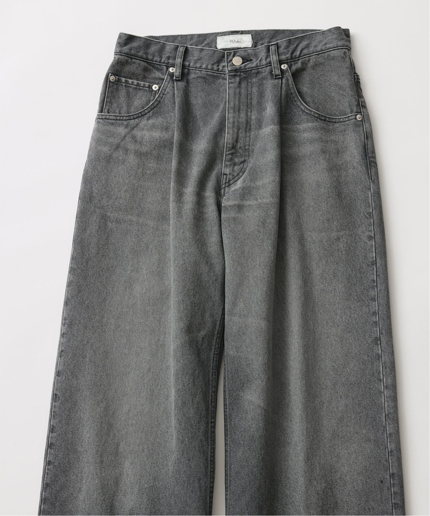 FOLL/フォル】black baggy wardrobe jeans（デニムパンツ・ジーンズ