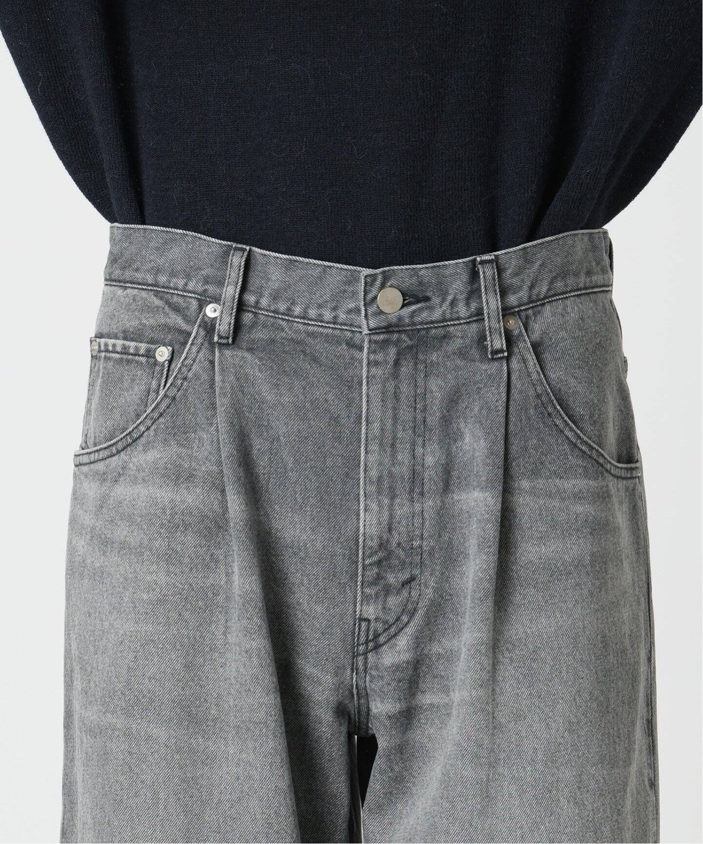 FOLL/フォル】black baggy wardrobe jeans（デニムパンツ・ジーンズ