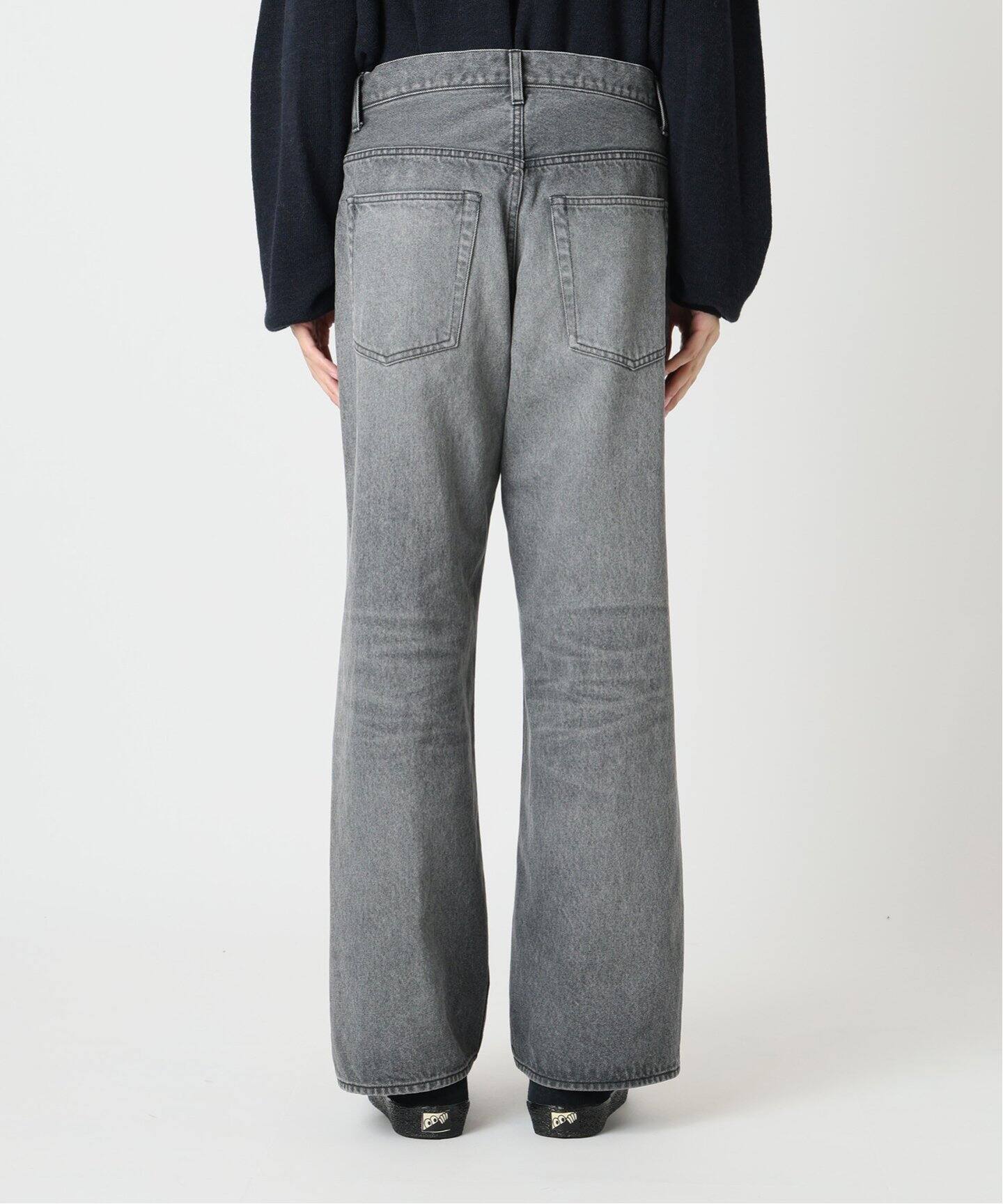 FOLL/フォル】black baggy wardrobe jeans（デニムパンツ・ジーンズ