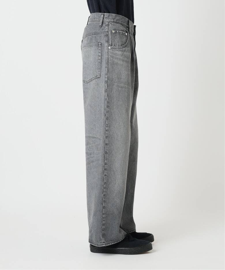 FOLL/フォル】black baggy wardrobe jeans（デニムパンツ・ジーンズ 