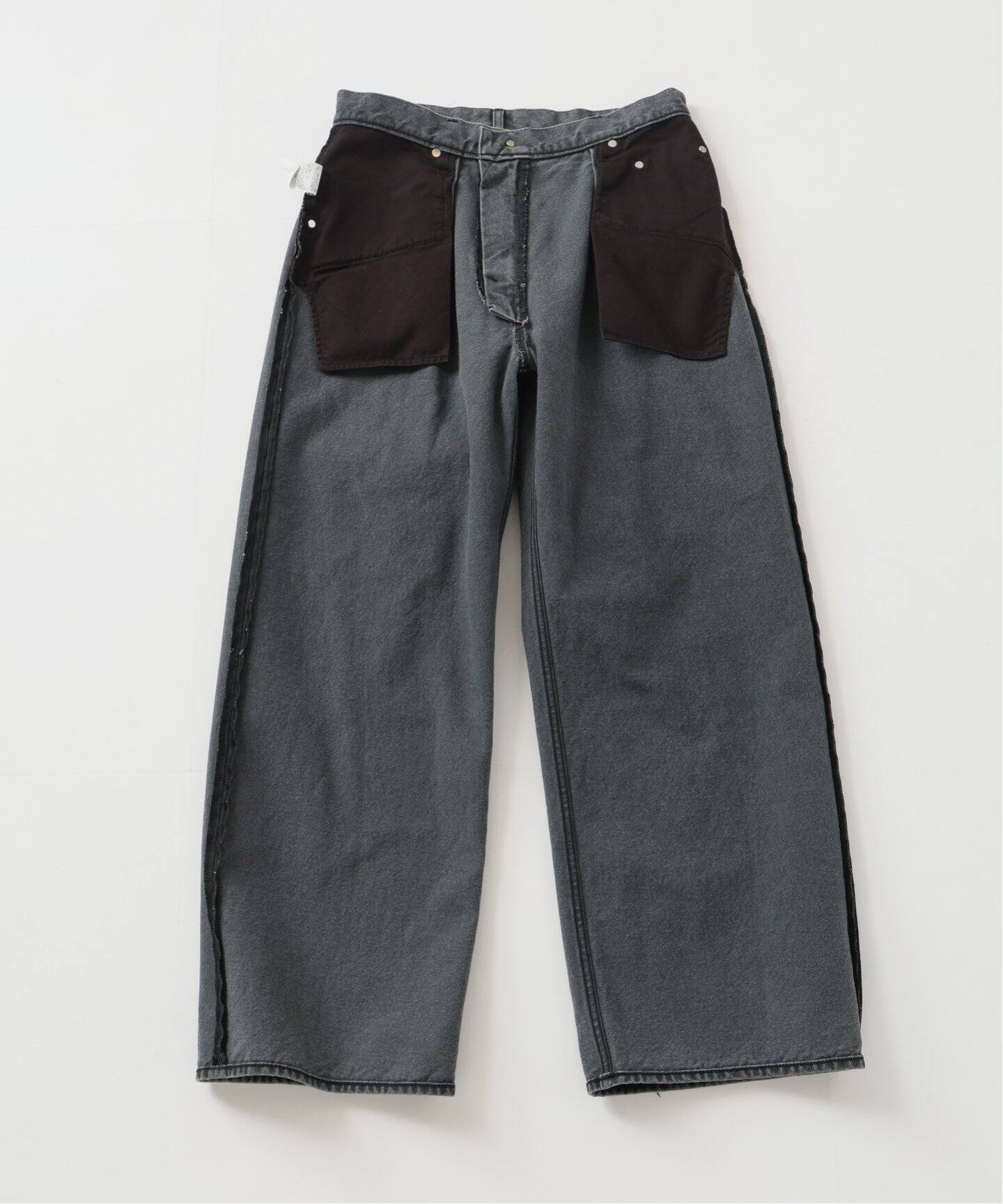 FOLL/フォル】black baggy wardrobe jeans（デニムパンツ・ジーンズ