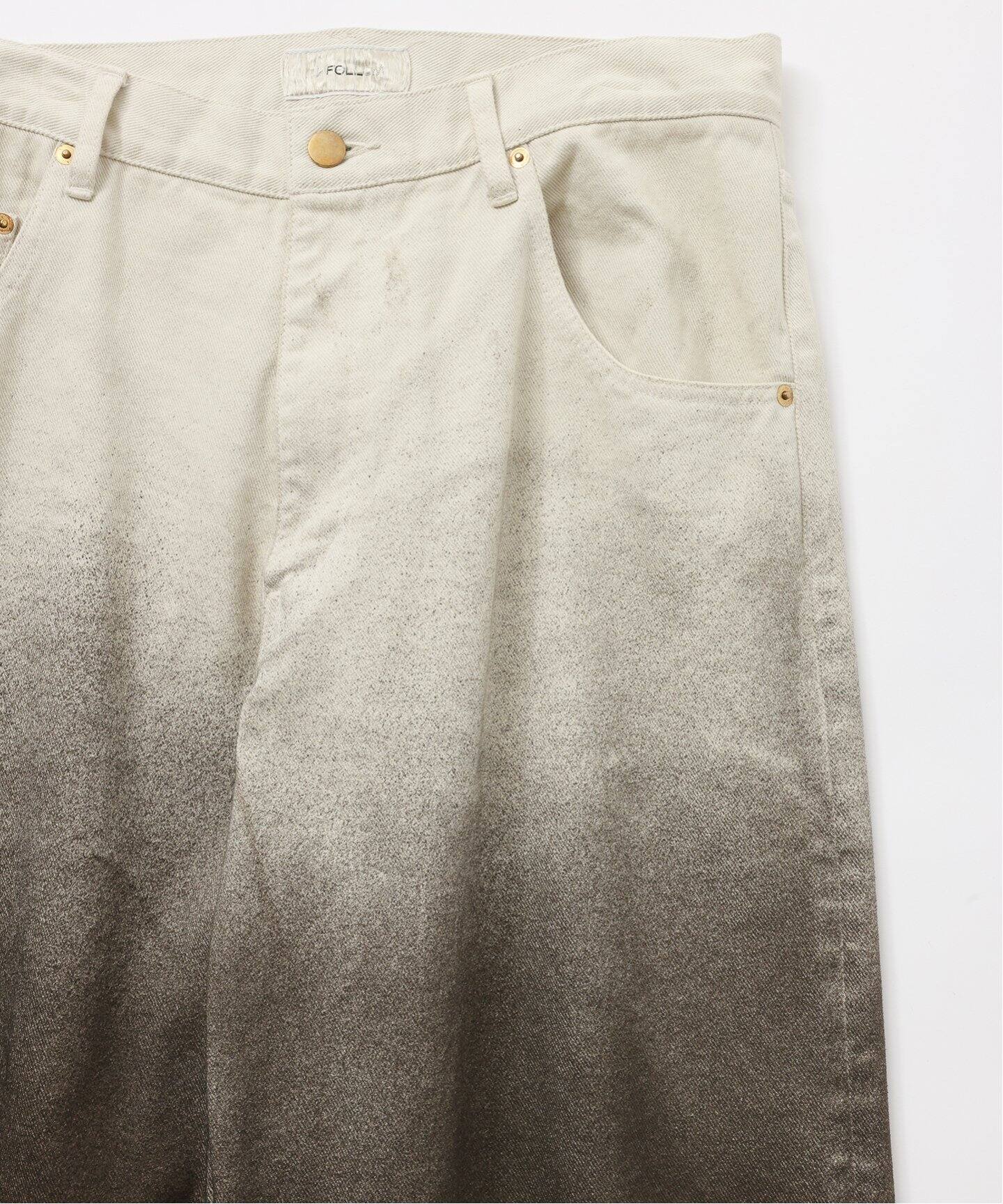 FOLL / フォル】gradation bleachdyed wardrobe jeans（デニム