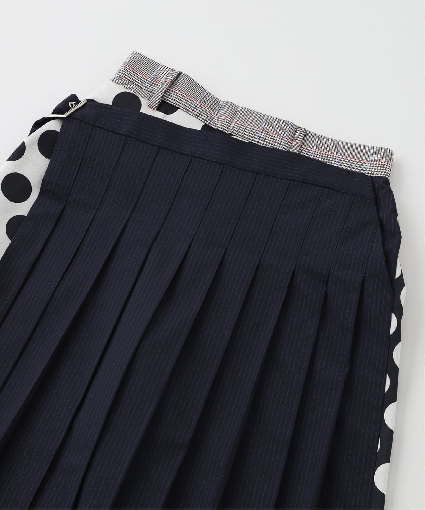 Charles Jeffrey LOVERBOY スカートパンツ ドット プリーツ Charles Jeffrey Loverboy ポルカドット プリーツスカート