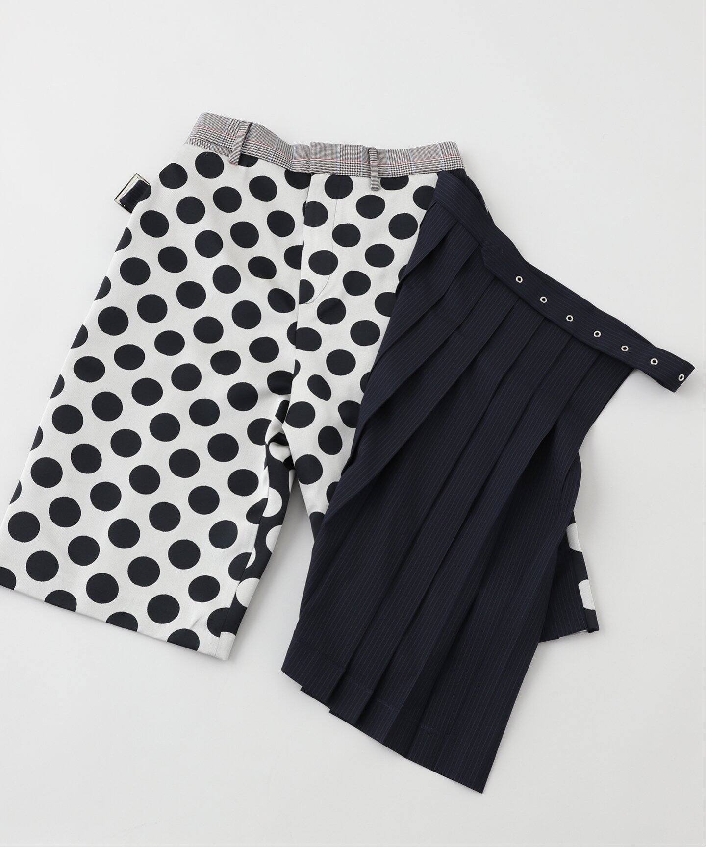 Charles Jeffrey LOVERBOY スカートパンツ ドット プリーツ Charles Jeffrey LOVERBOY】 SKORT（ひざ丈スカート）｜UNFOLLOW