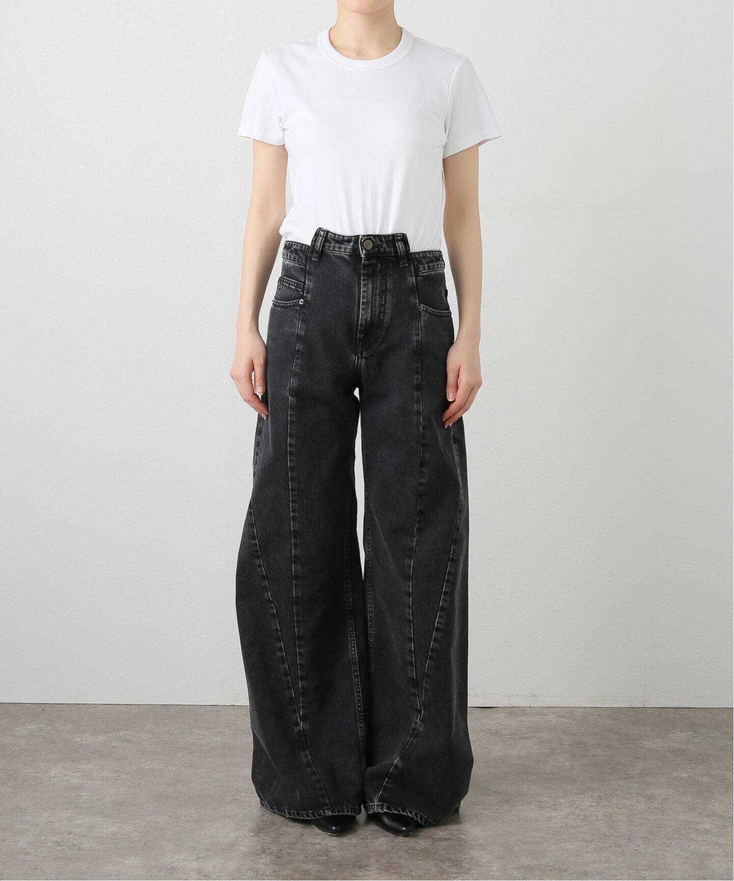 【関税送料込】MM6 MaisonMargiela ブラックデニムパンツ MM6 Maison Margiela(エムエムシックス) デニム・ジーパン