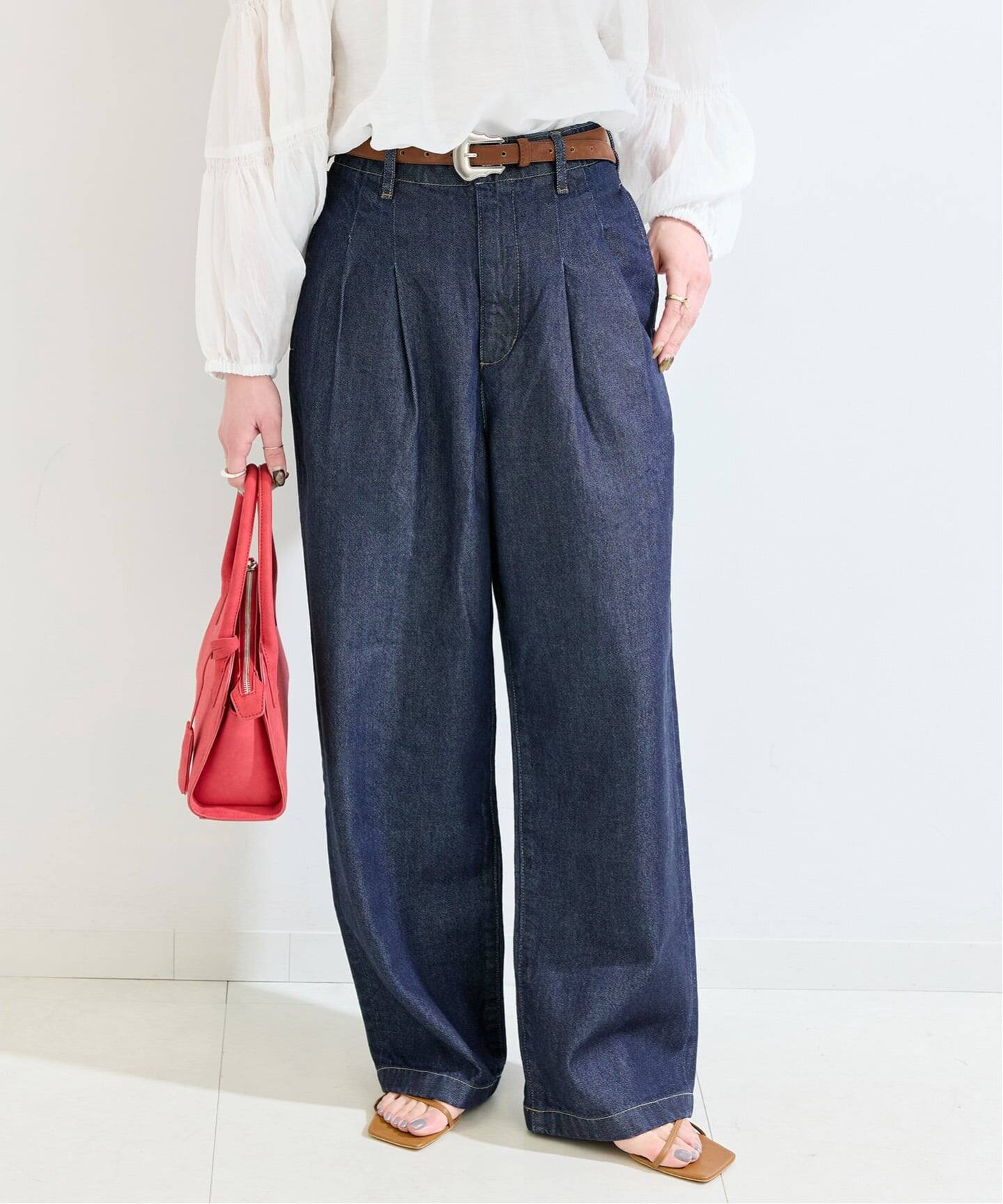 ウォッシャブル / DU JOUR/デュ ジュール TROUSER JEAN（デニム