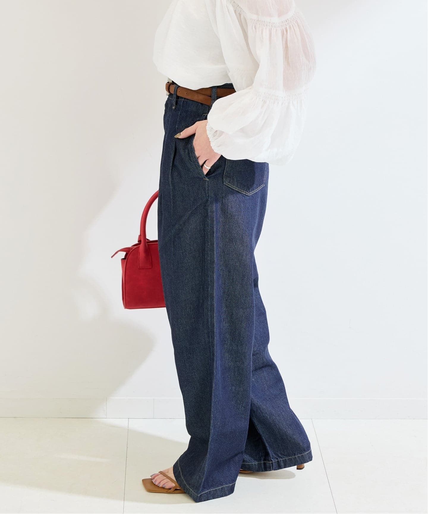 B.C STOCKウォッシャブルDU JOUR 新品 ウォッシャブル / DU JOUR/デュ ジュール TROUSER JEAN（デニム