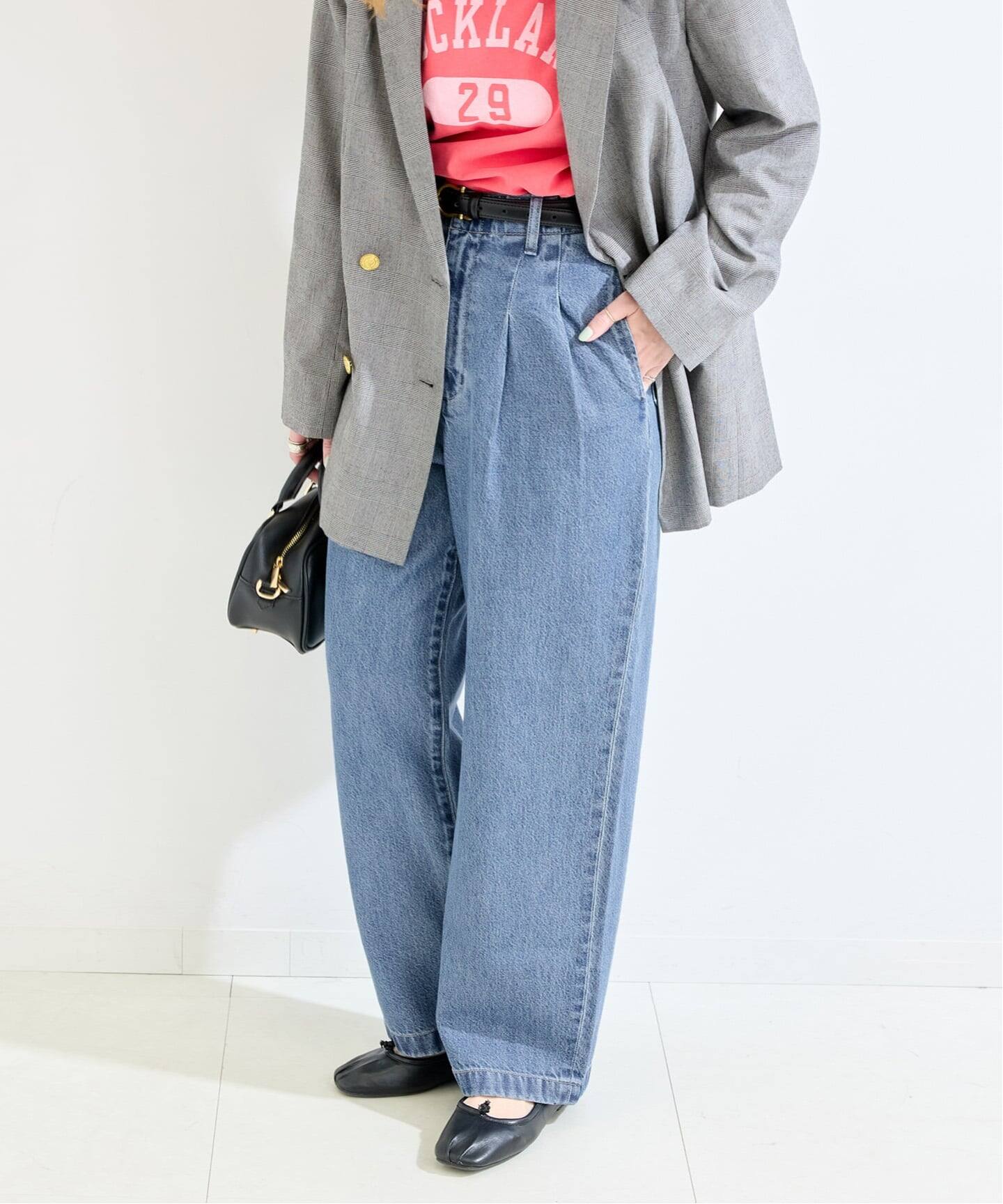 B.C STOCKウォッシャブルDU JOUR 新品 ウォッシャブル / DU JOUR/デュ ジュール TROUSER JEAN（デニム