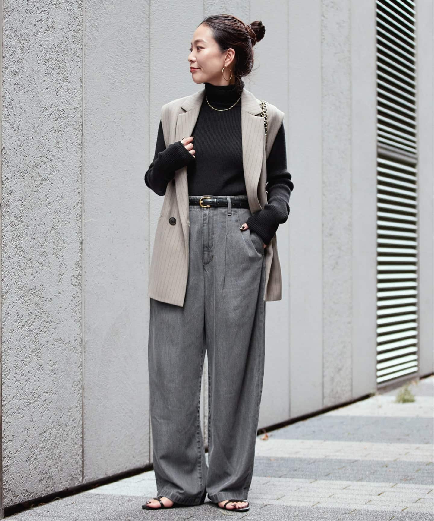 DU JOUR TROUSER JEAN ウォッシャブル　デニム　ワイドパンツ 追加》ウォッシャブル / DU JOUR/デュ ジュール TROUSER JEAN