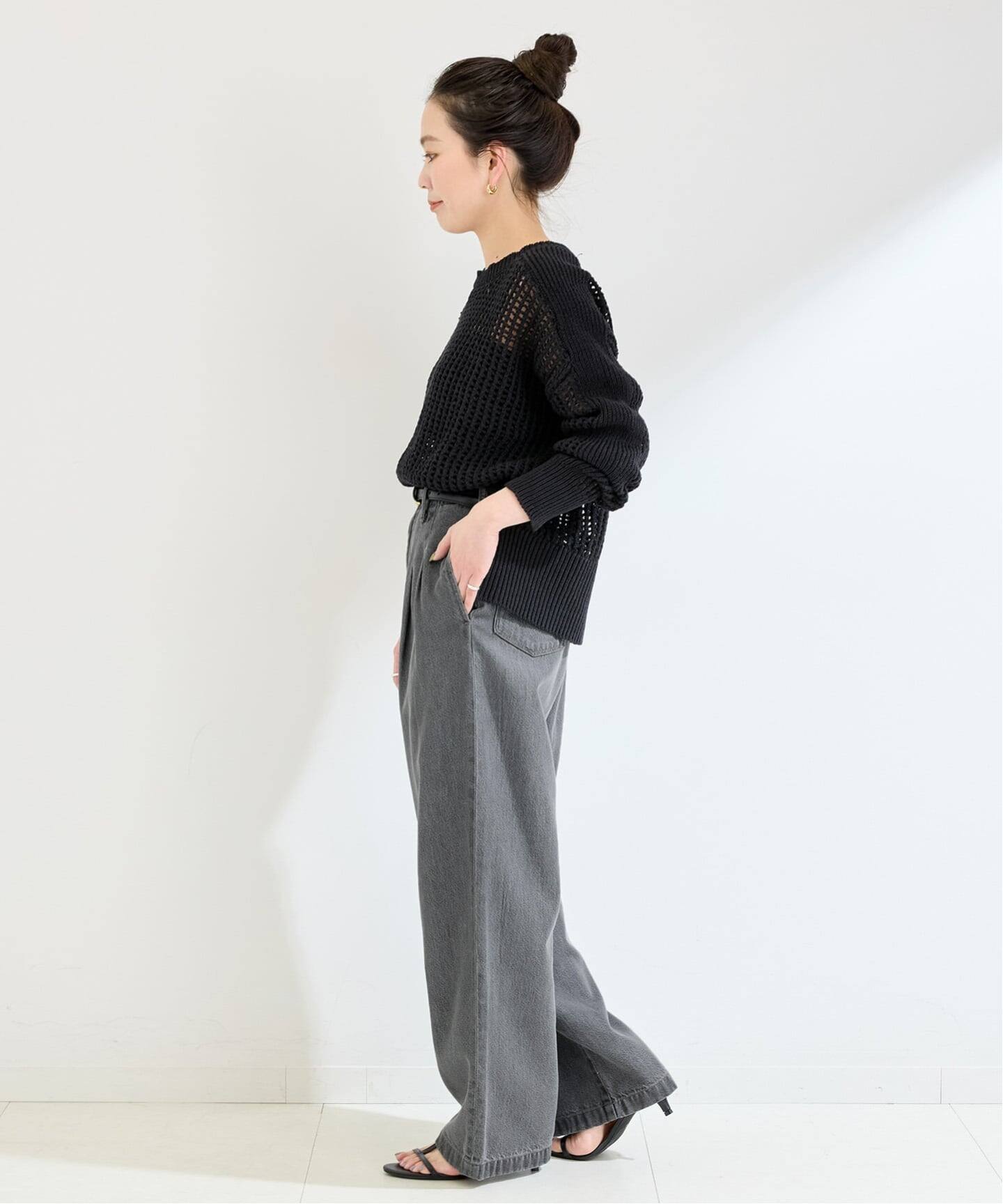 追加》ウォッシャブル / DU JOUR/デュ ジュール TROUSER JEAN