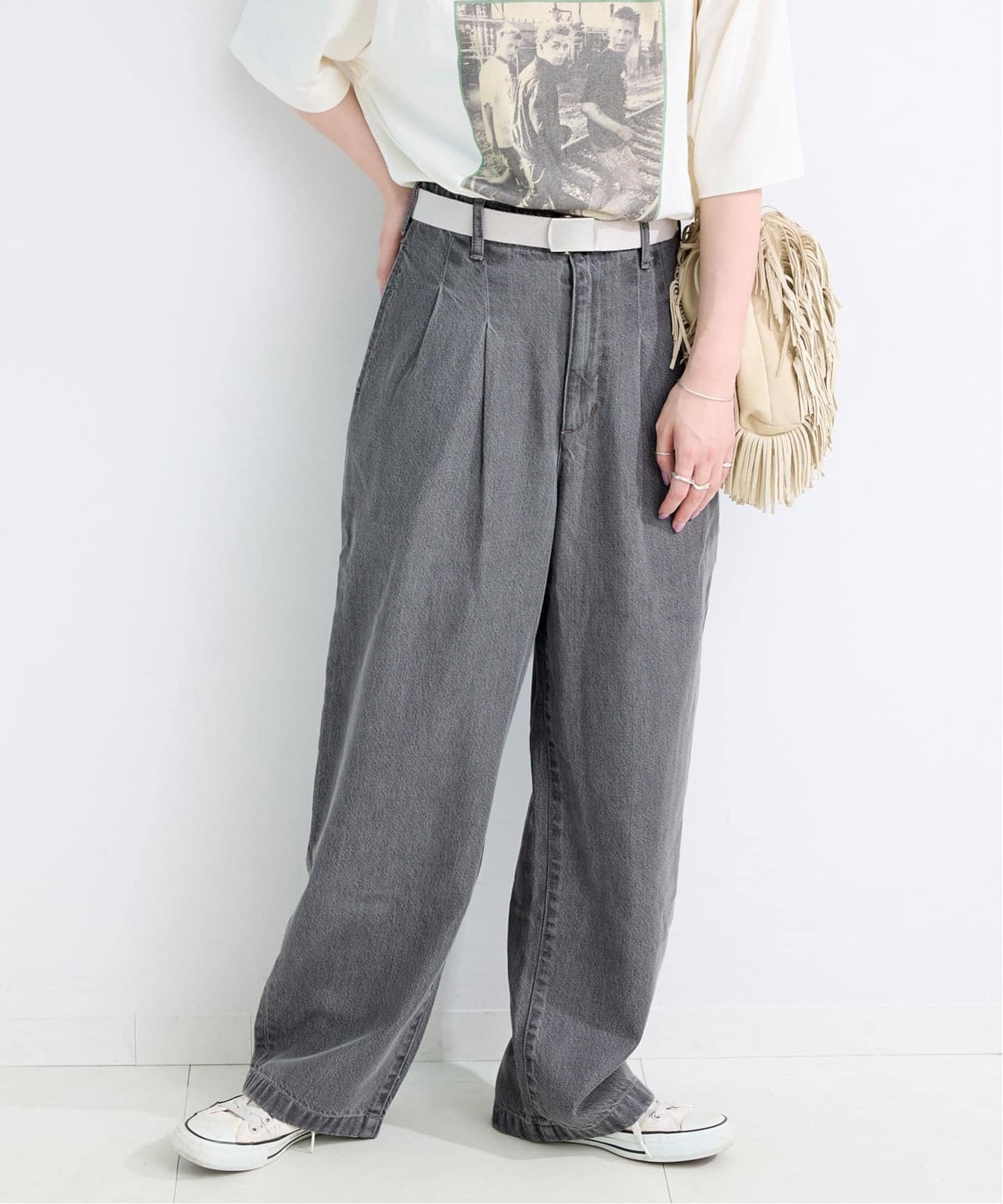 追加》ウォッシャブル / DU JOUR/デュ ジュール TROUSER JEAN