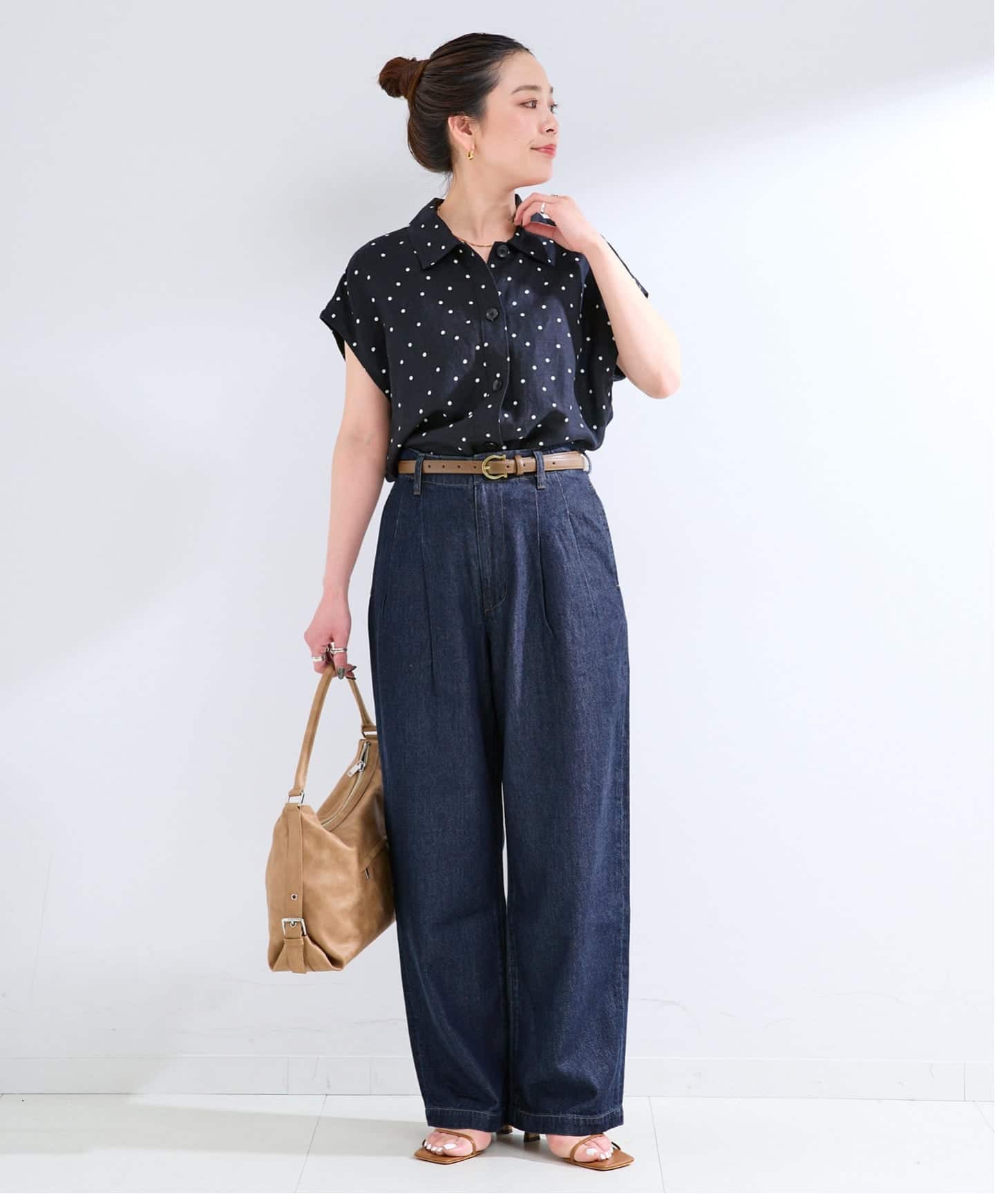 追加》ウォッシャブル / DU JOUR/デュ ジュール TROUSER JEAN（デニム