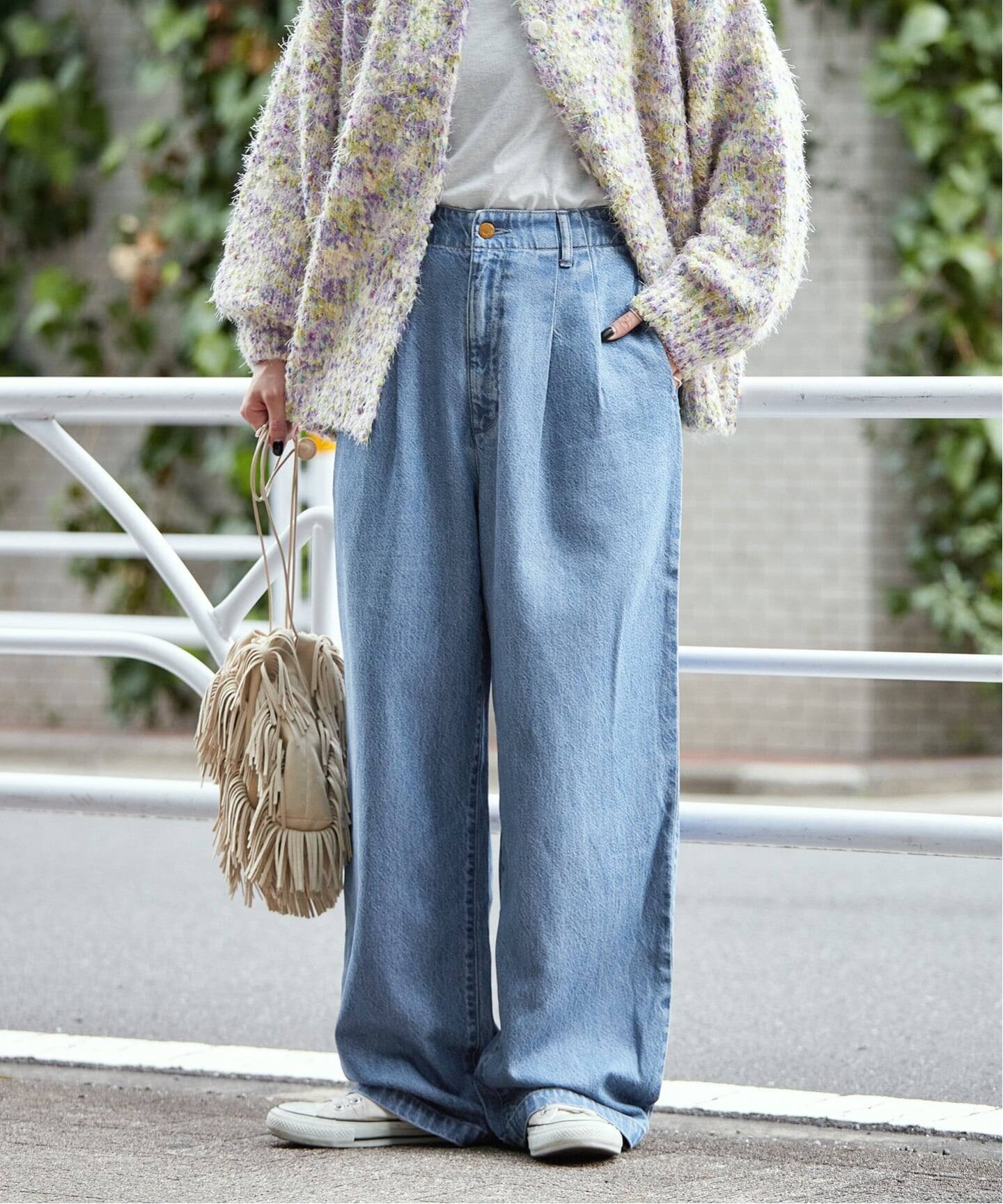 追加》ウォッシャブル / DU JOUR/デュ ジュール TROUSER JEAN（デニム