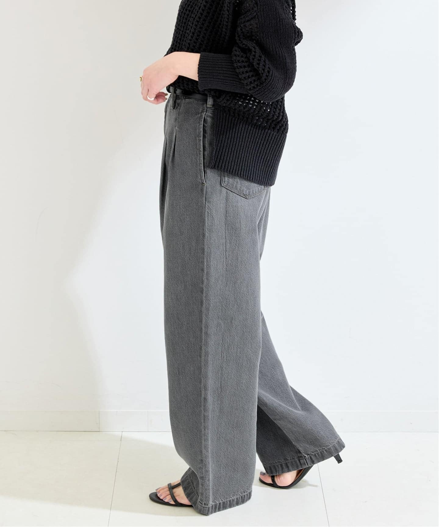追加2》ウォッシャブル / DU JOUR/デュ ジュール TROUSER JEAN