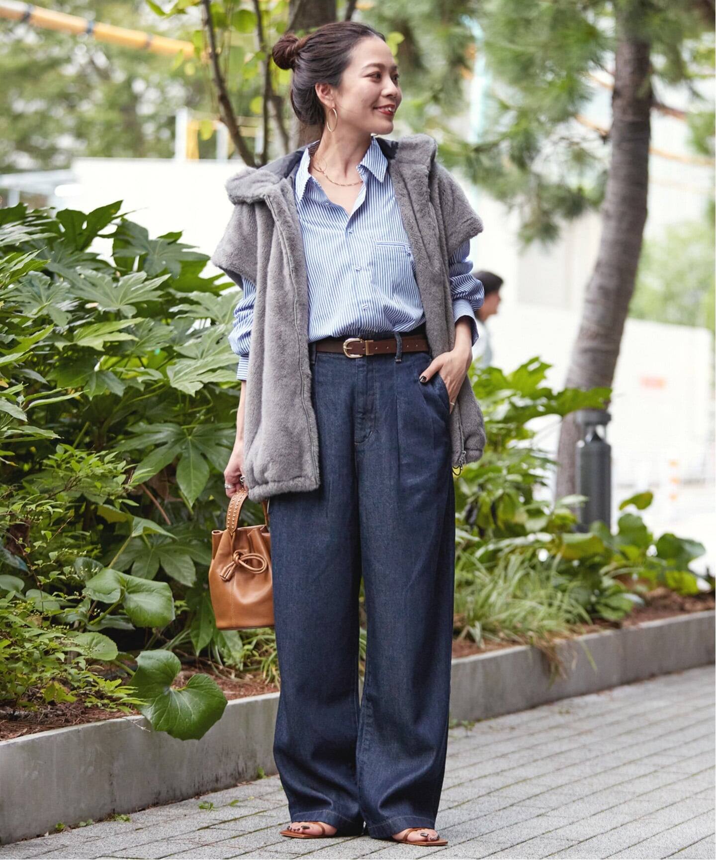 追加2》ウォッシャブル / DU JOUR/デュ ジュール TROUSER JEAN（デニム