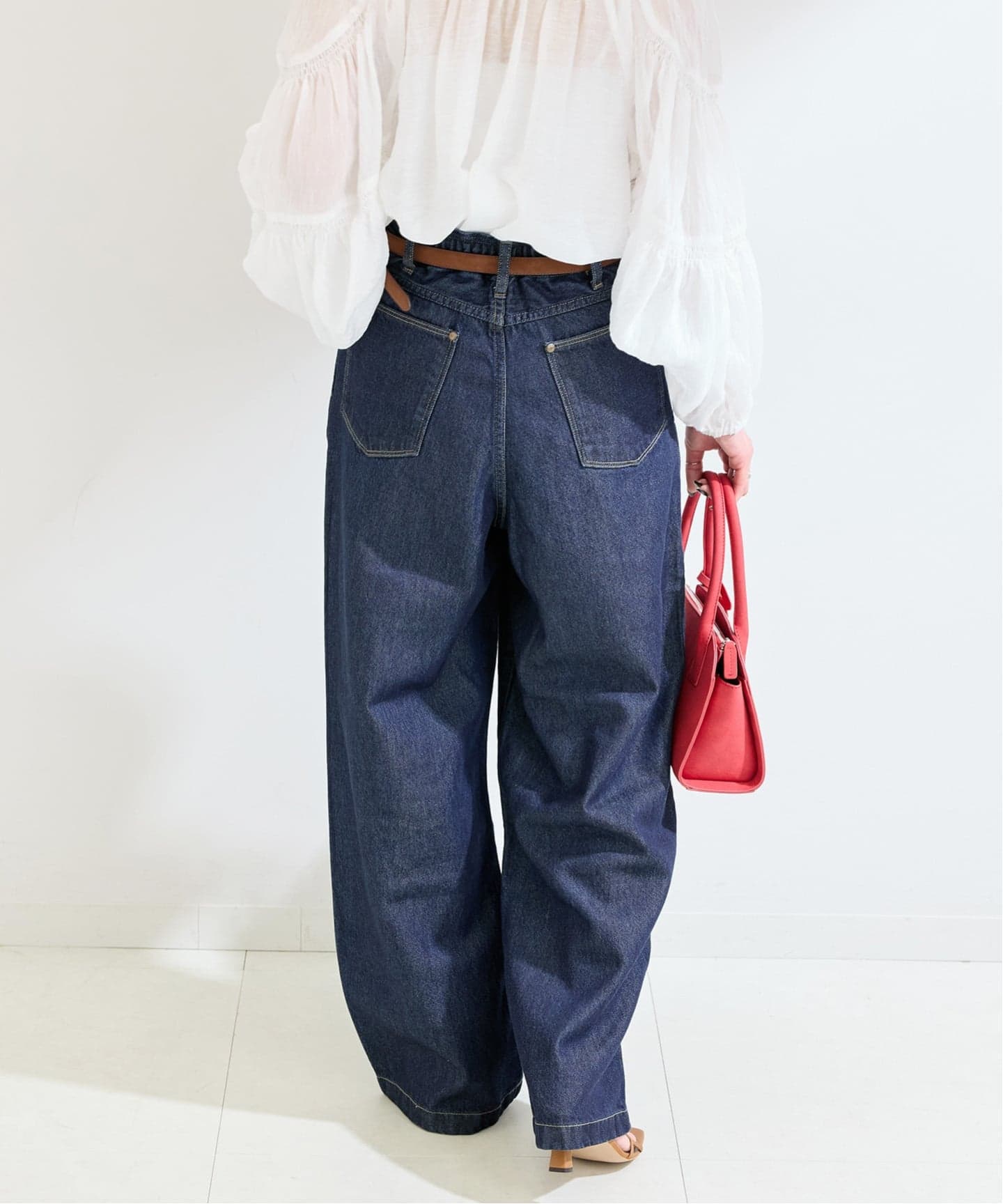 追加2》ウォッシャブル / DU JOUR/デュ ジュール TROUSER JEAN