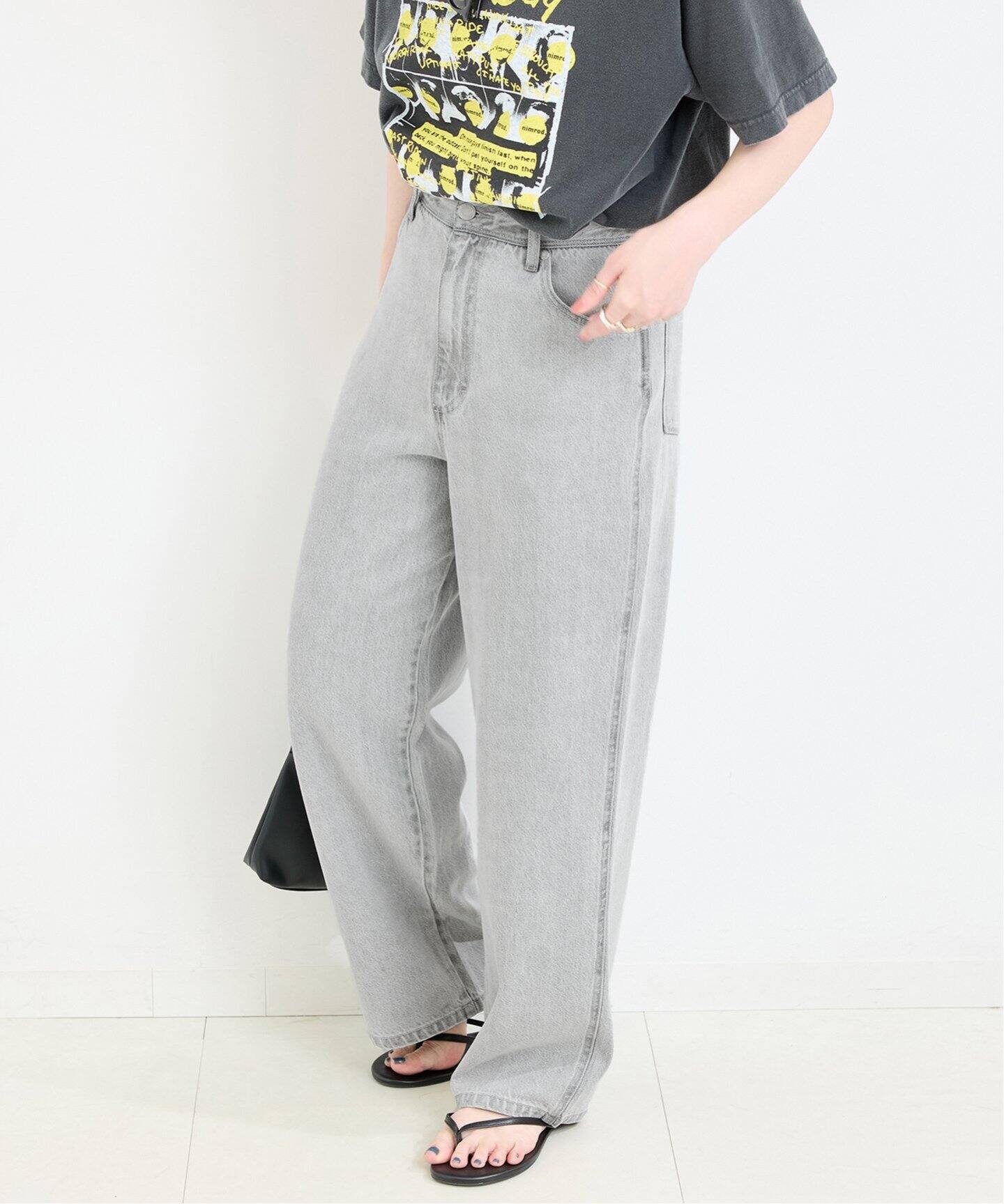 BC.STOCK☆ DU JOUR/デュ ジュール カーブジーンズ36 グレー DU JOUR/デュ ジュール RODEO-CURVE JEAN（デニムパンツ