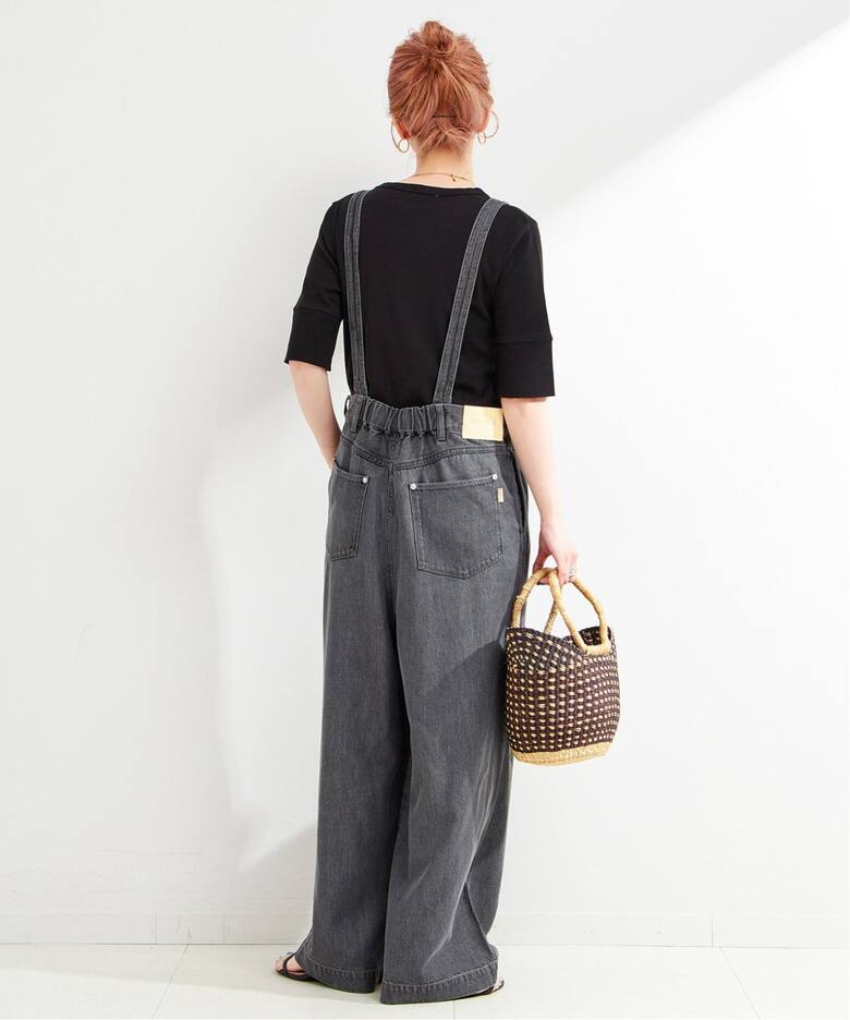 DU JOUR/デュ ジュール V NECK JEAN SALOPETTE（サロペット 