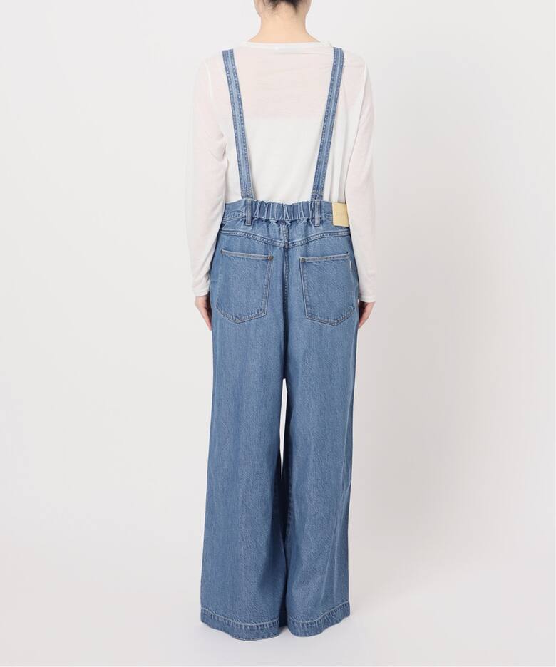 DU JOUR/デュ ジュール V NECK JEAN SALOPETTE（サロペット 