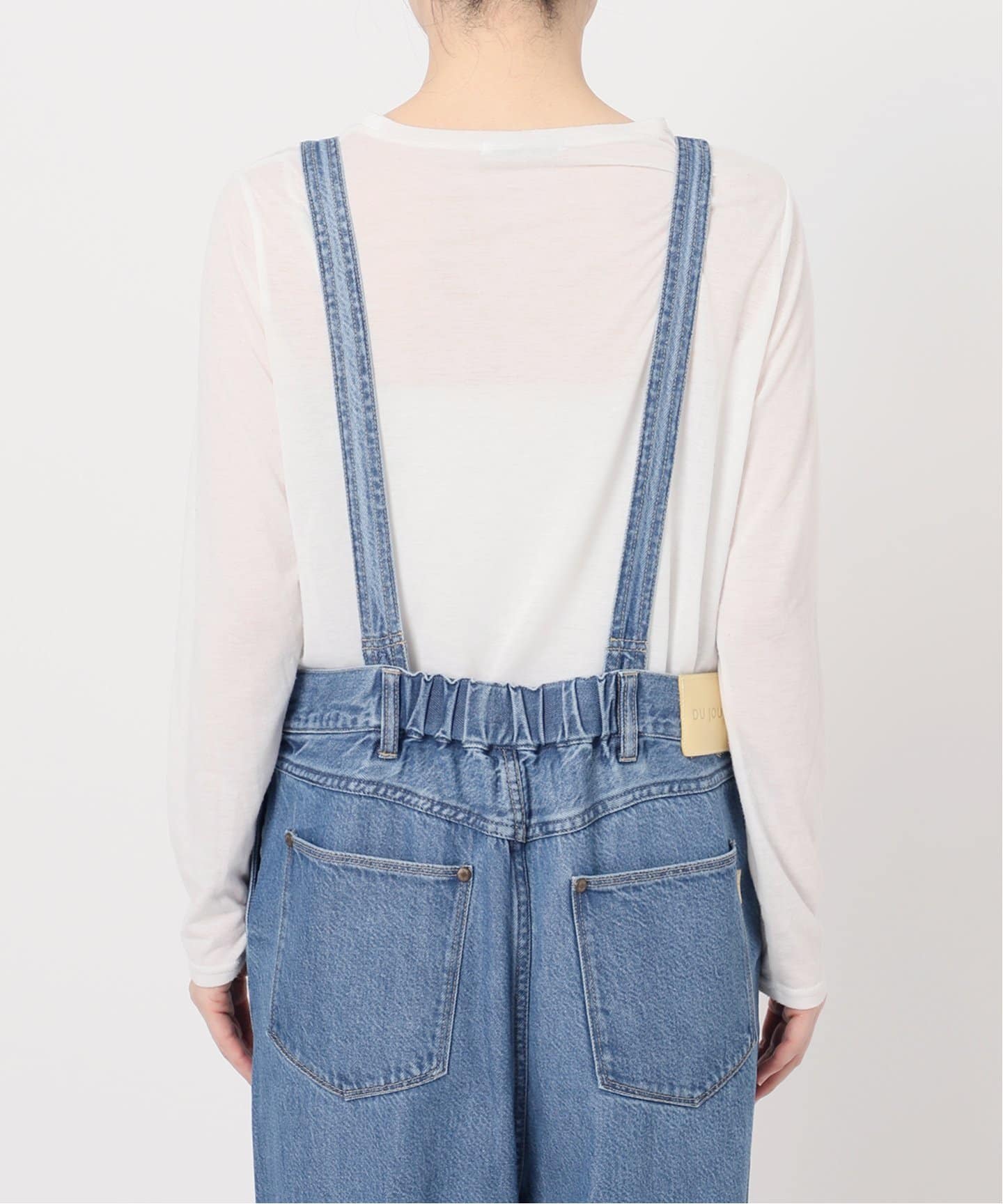 DU JOUR/デュ ジュール V NECK JEAN SALOPETTE | ベーセー