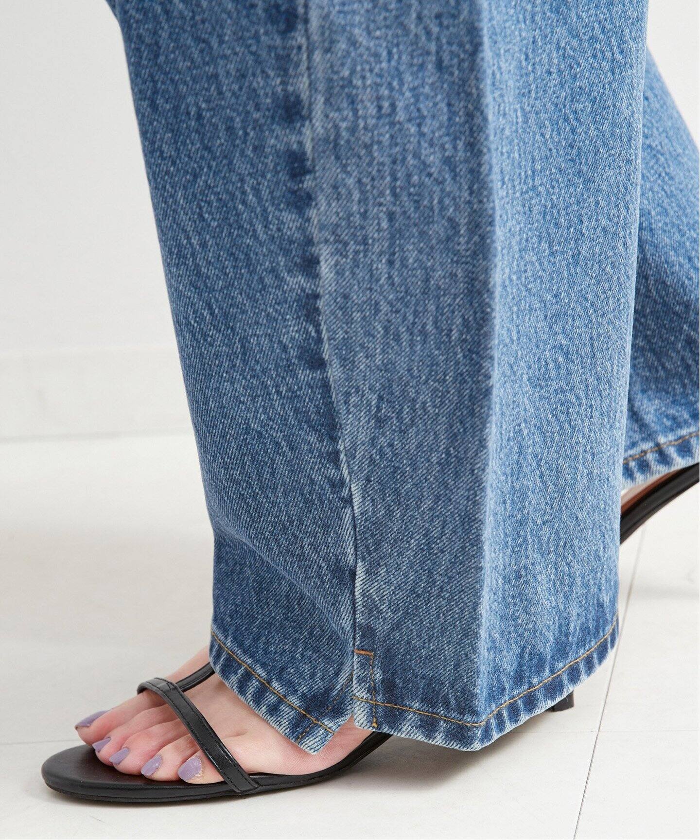 kiy デュ ジュール BARREL BAGGY JEAN ブルー 36 追加》ウォッシャブル / DU JOUR/デュ ジュール BARREL BAGGY