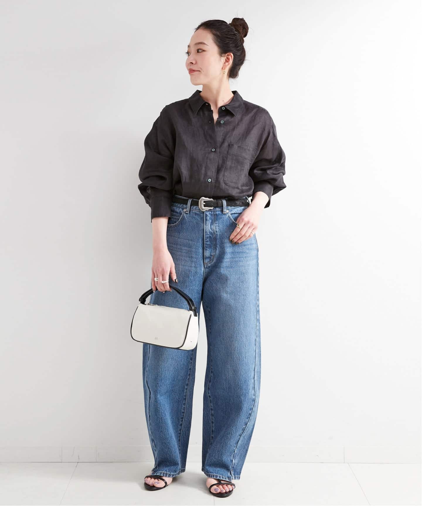 ベーセーストック★DU JOUR/デュ ジュール バレルレッグデニム38 ベーセーストック☆DU JOUR/デュ ジュール バレルレッグデニム38