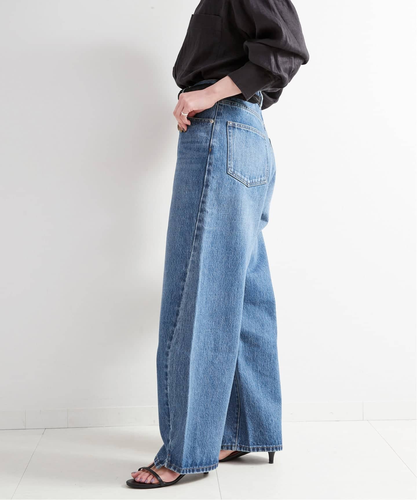 B.C STOCK デュ ジュール BARREL BAGGY JEAN 追加》ウォッシャブル / DU JOUR/デュ ジュール BARREL BAGGY