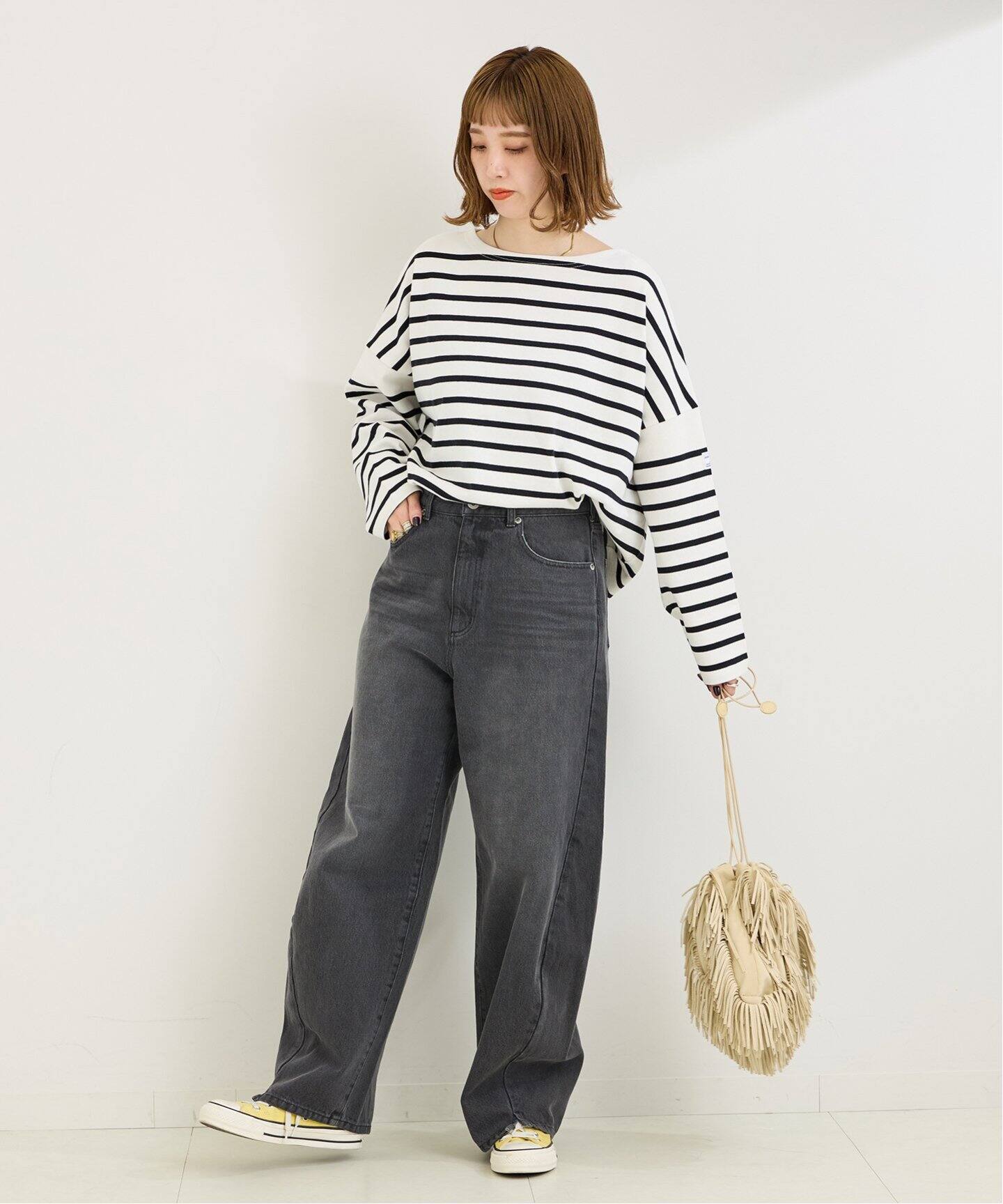DU JOUR♡デュ ジュール BARREL BAGGY JEAN バレルバギー B.C STOCK｜《追加4予約》【WEB限定】ウォッシャブル / DU JOUR