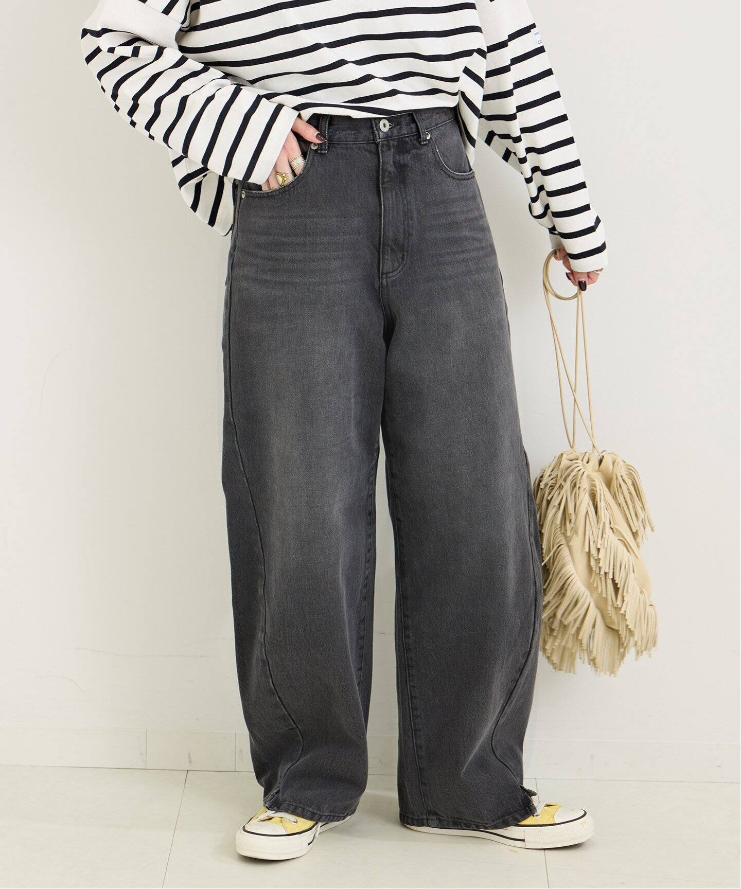 DU JOUR ドゥジュール　バレルバギージーン 追加》ウォッシャブル / DU JOUR/デュ ジュール BARREL BAGGY