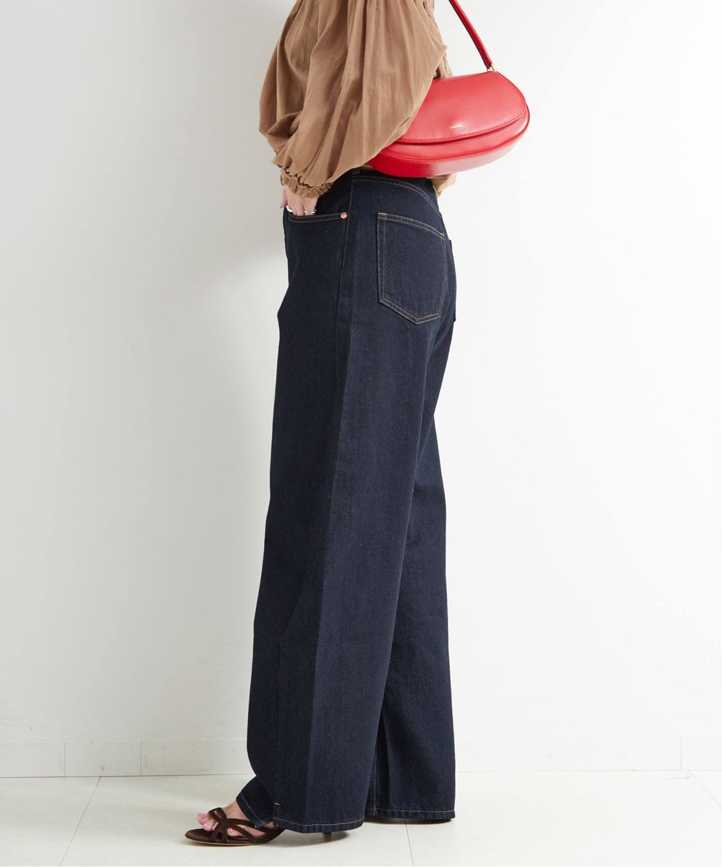 追加6》ウォッシャブル / DU JOUR/デュ ジュール BARREL BAGGY JEAN