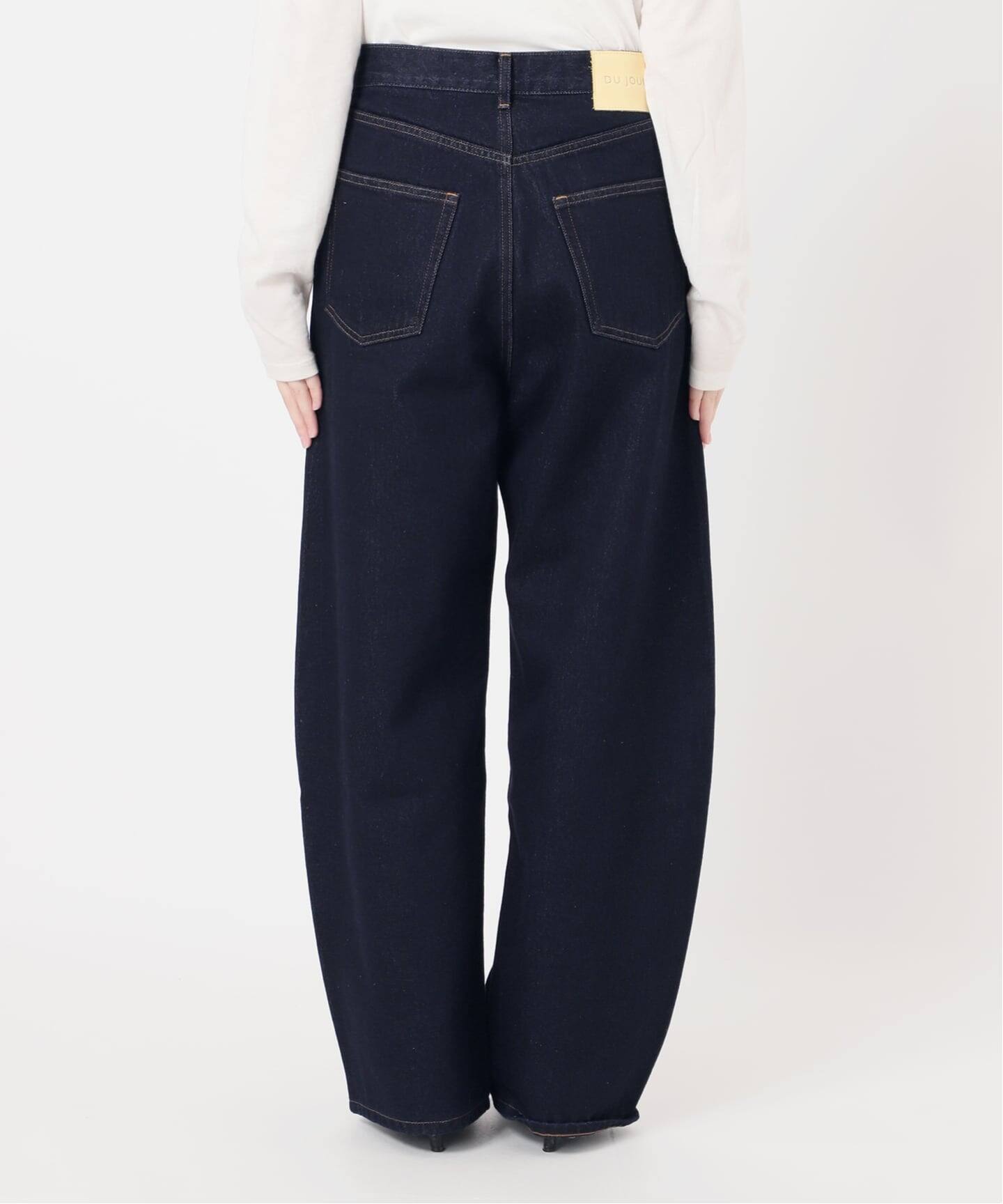 追加6》ウォッシャブル / DU JOUR/デュ ジュール BARREL BAGGY JEAN