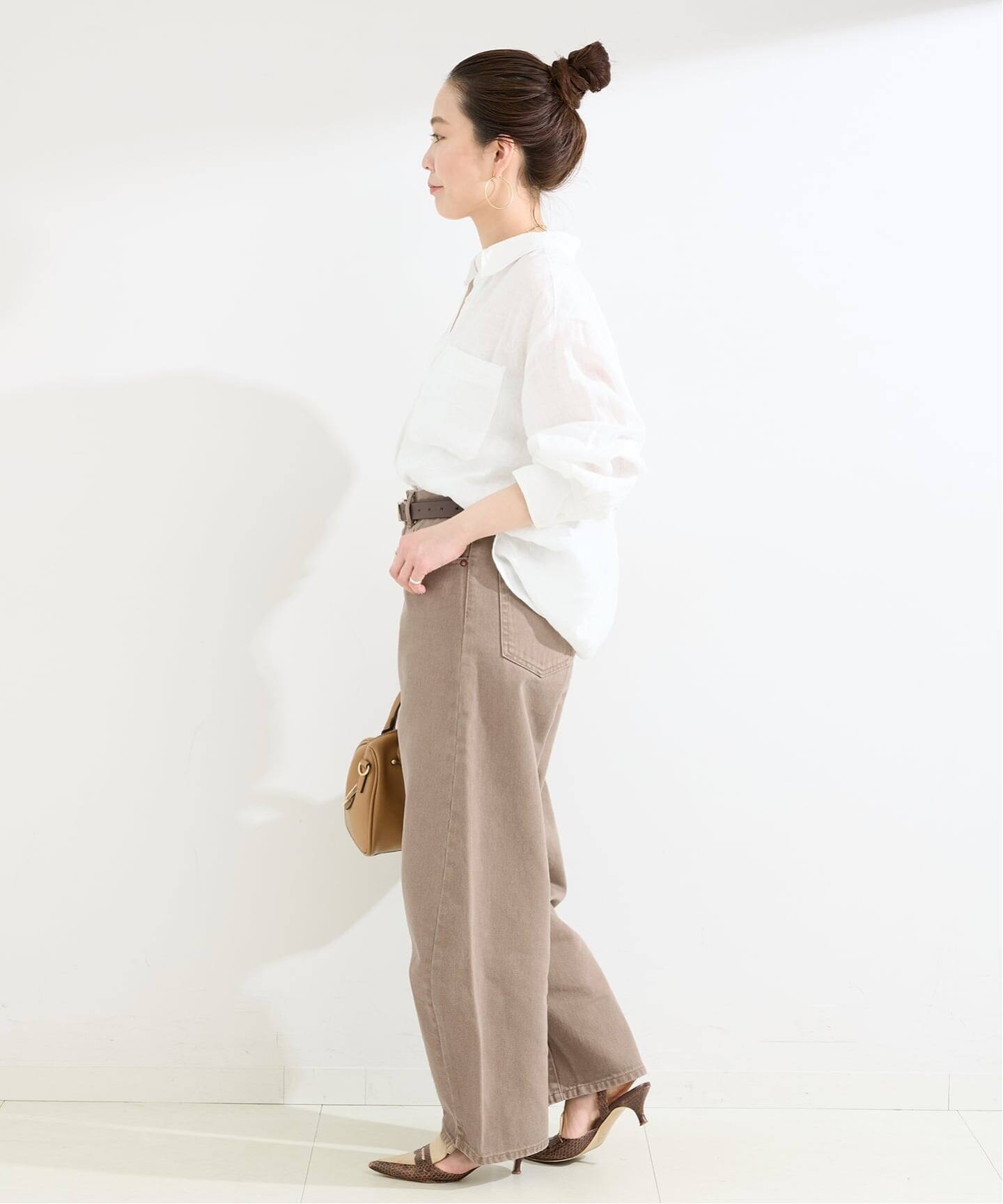 追加7》ウォッシャブル / DU JOUR / デュ ジュール BARREL BAGGY JEAN