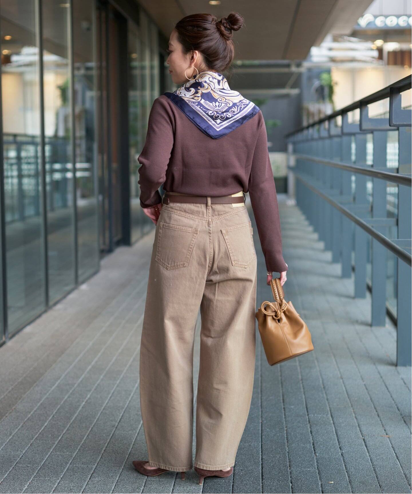 追加7》ウォッシャブル / DU JOUR / デュ ジュール BARREL BAGGY JEAN