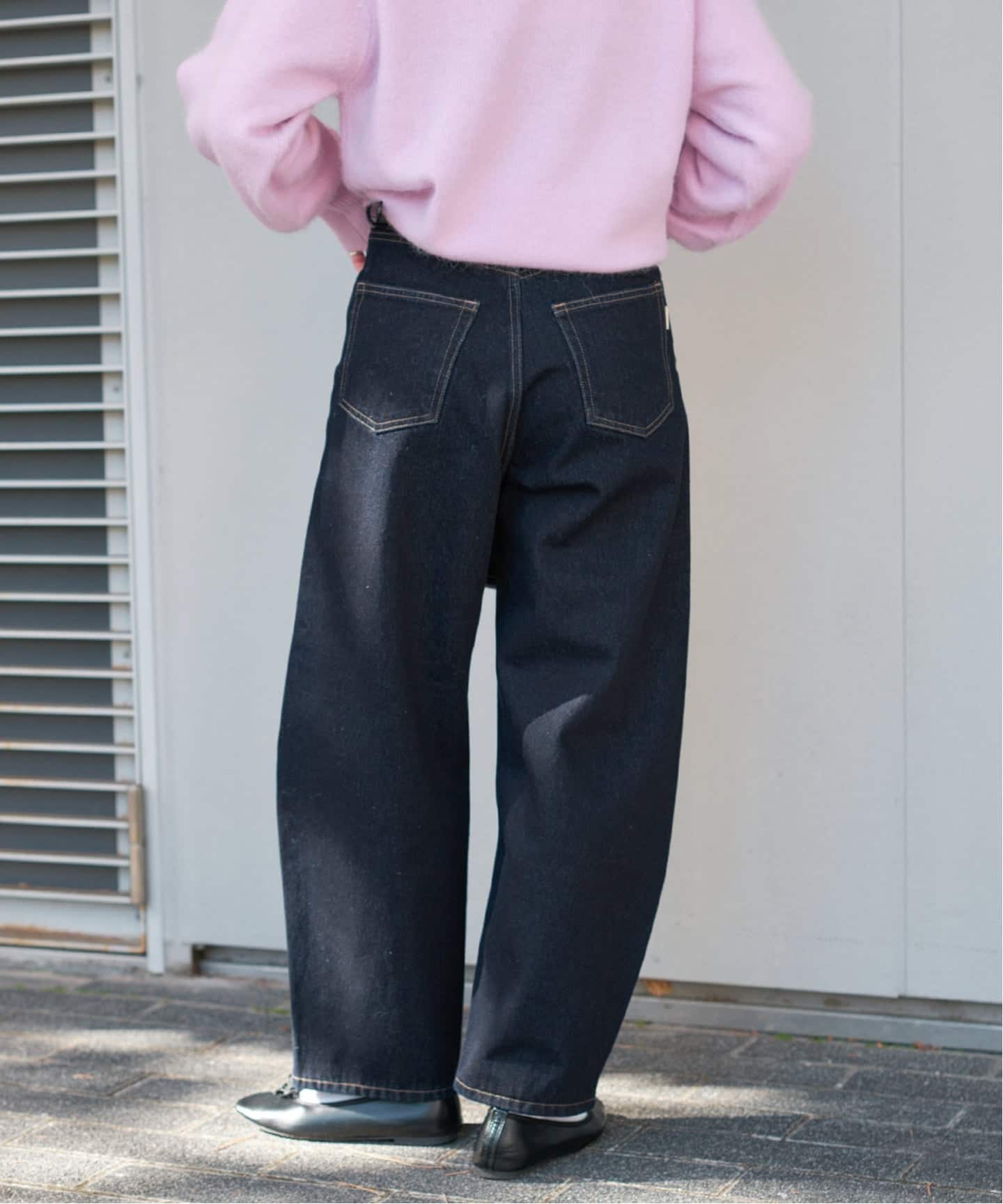 追加7》ウォッシャブル / DU JOUR / デュ ジュール BARREL BAGGY JEAN